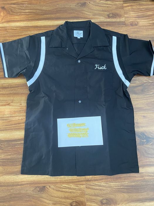 Fuct Fuct Players Club Bunny Bowling Shirt black size S | Grailed
