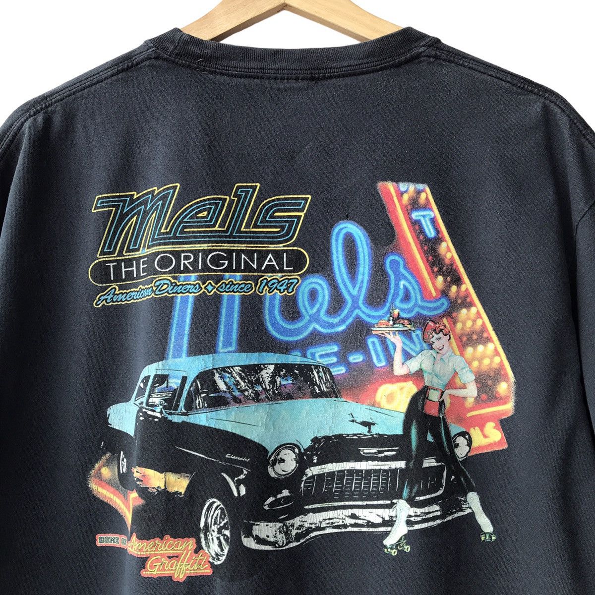 Vintage Mels Diner Since 1947 Boomtown Vintage American Diners Tee Size US L / EU 52-54 / 3 - 4 Thumbnail