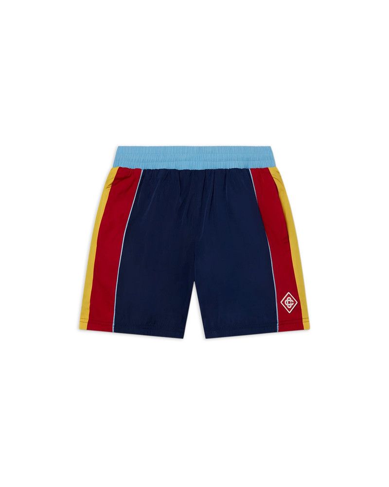Casablanca o1mle0326 Side Panelled Shell Suit Track Shorts Size US 28 / EU 44 - 1 Thumbnail