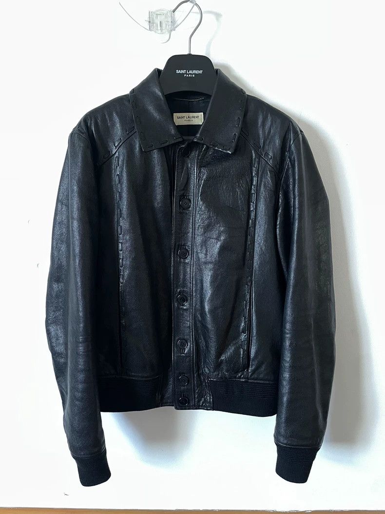Saint Laurent Paris Saint laurent paris 18ss sheepskin knit jacket 2506-Nextarr Size US S / EU 44-46 / 1 - 1 Thumbnail