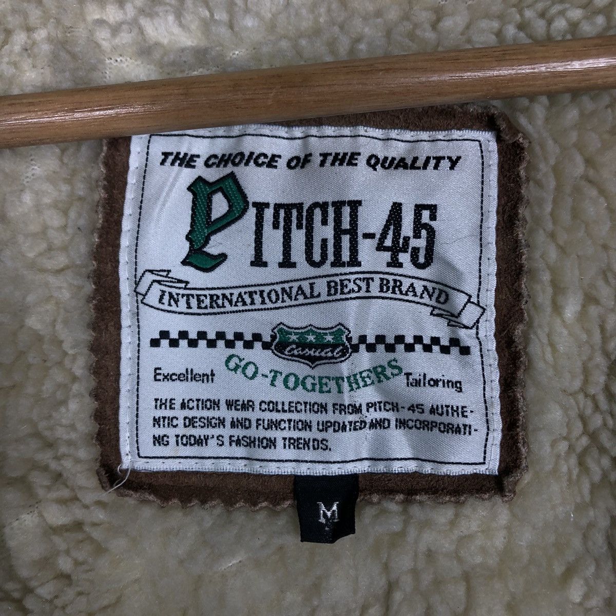 Japanese Brand 🔥Vtg Biker Leather Jacket Shearling Japan Pitch 45 Size US M / EU 48-50 / 2 - 16 Thumbnail