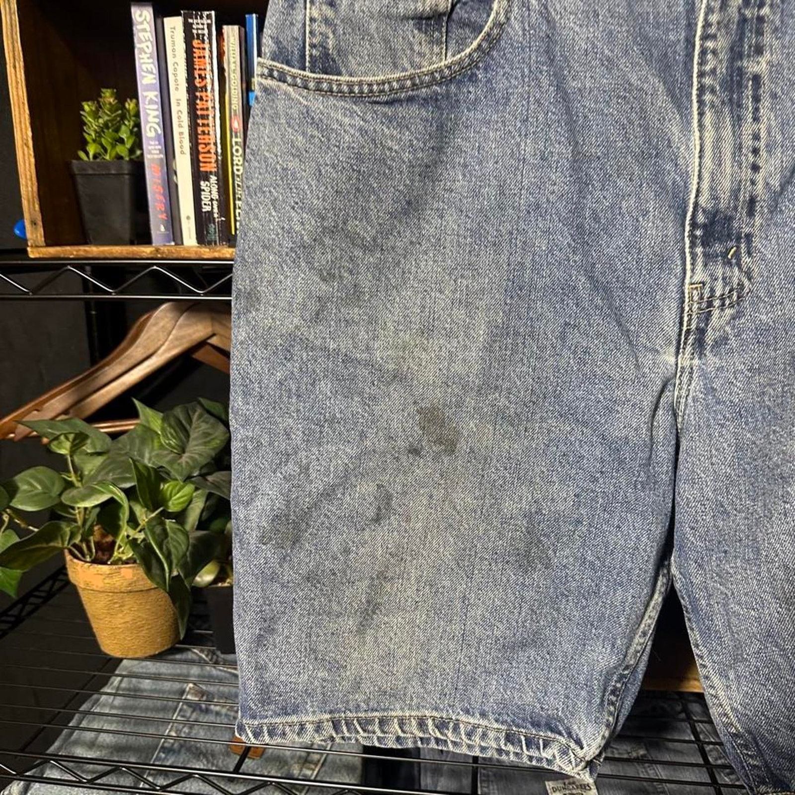 Arizona Jean Co. Vintage Arizona Baggy Jean Shorts Mens 36" Blue Denim Jorts Size US 36 / EU 52 - 4 Thumbnail