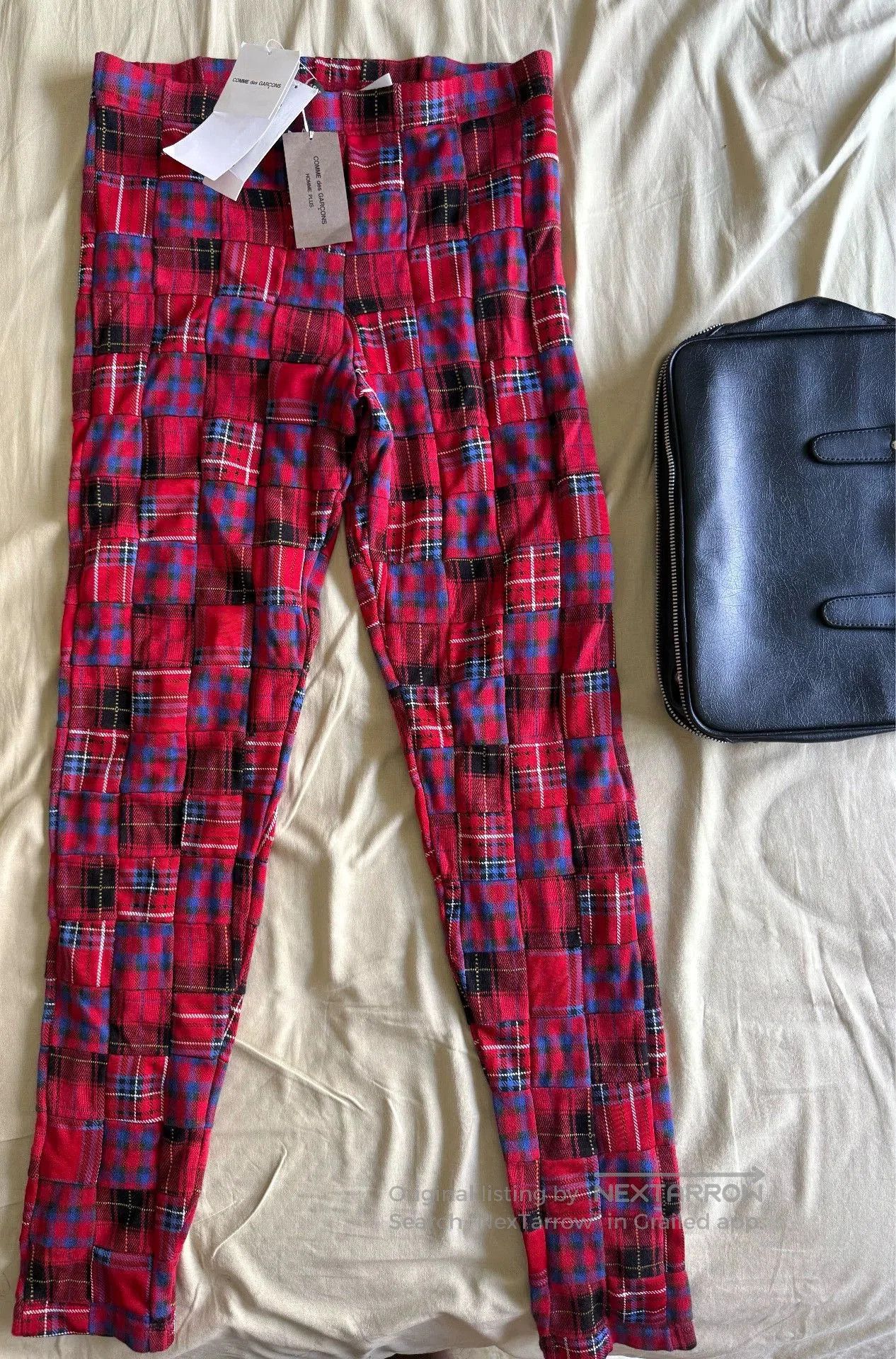 Comme des Garcons Comme des Garcons Plaid paneled trousers. Size US 32 / EU 48 - 1 Thumbnail