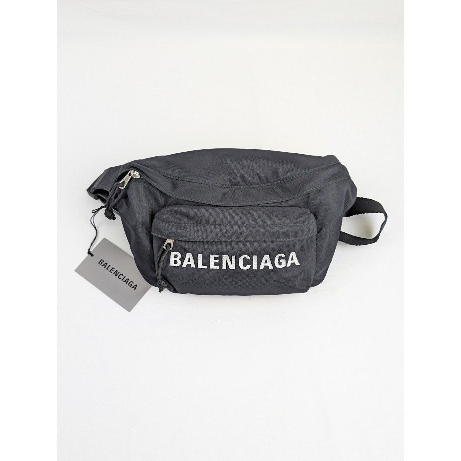 Balenciaga o1rshd1 Size: OS / Logo Sport Wheel Beltpack in Black Size ONE SIZE - 3 Thumbnail