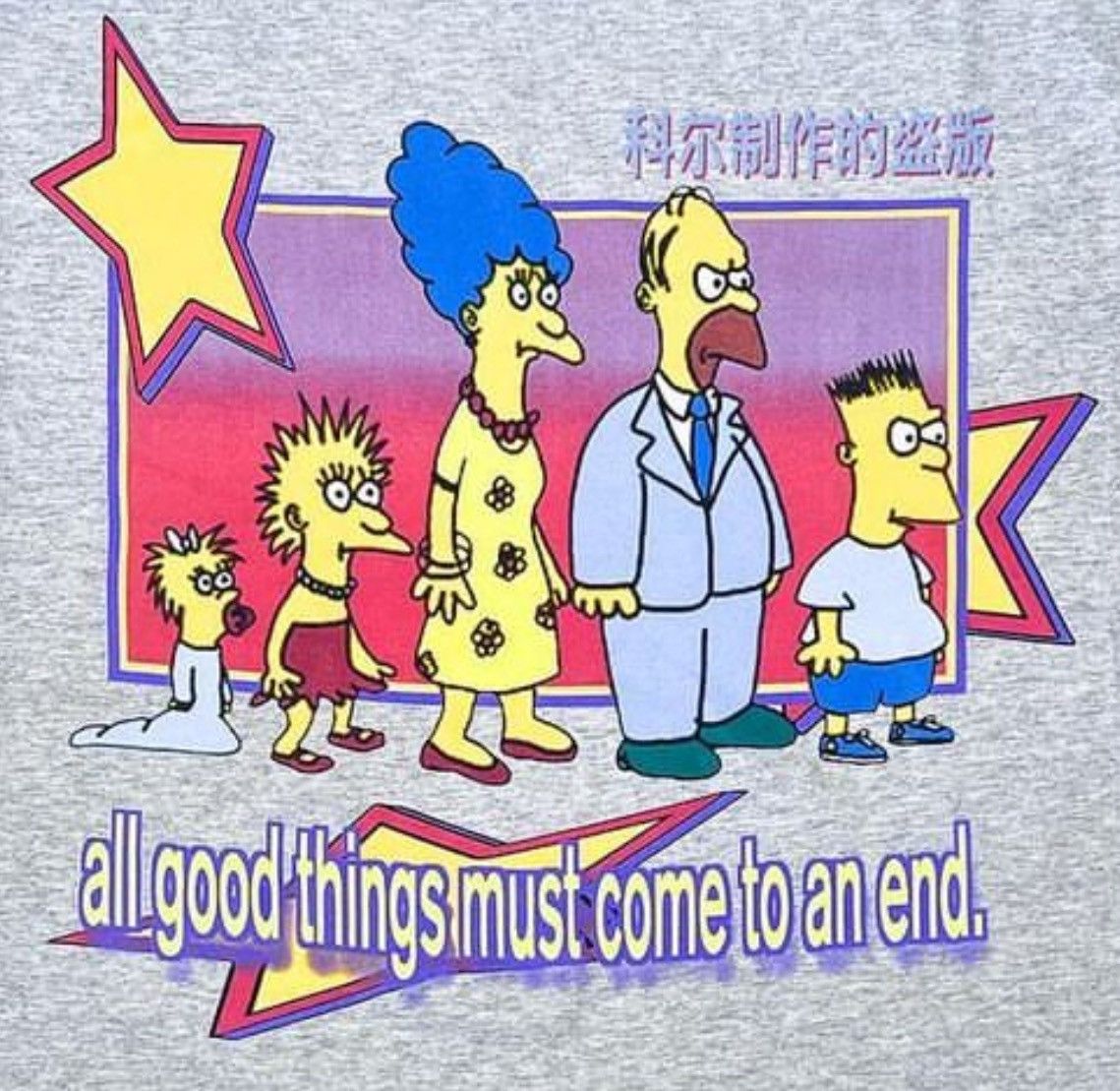 By Cole Bennett Item #063 Simpsons Tee Medium