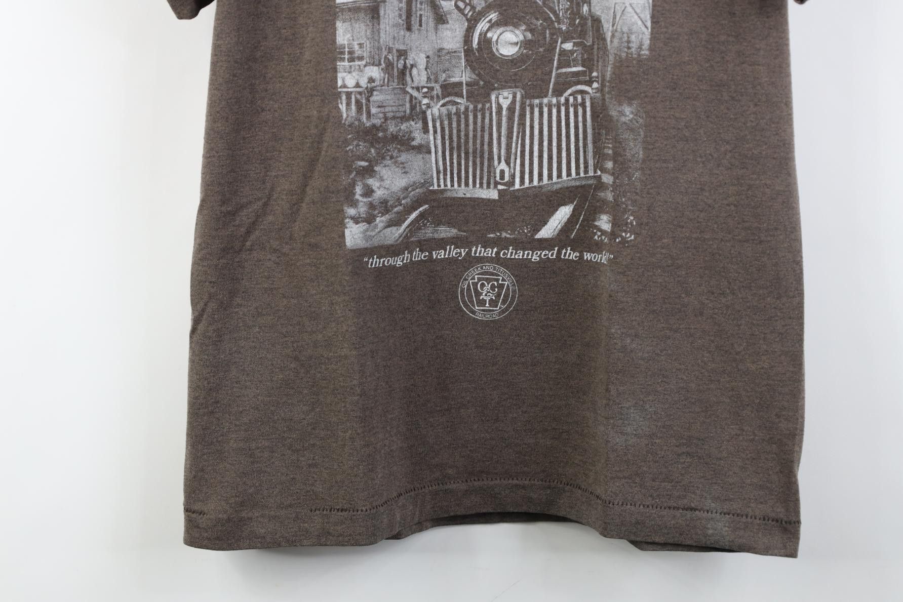 Vintage Vintage 90s Oil Creek and Titusville Railroad T-Shirt Size US M / EU 48-50 / 2 - 3 Thumbnail