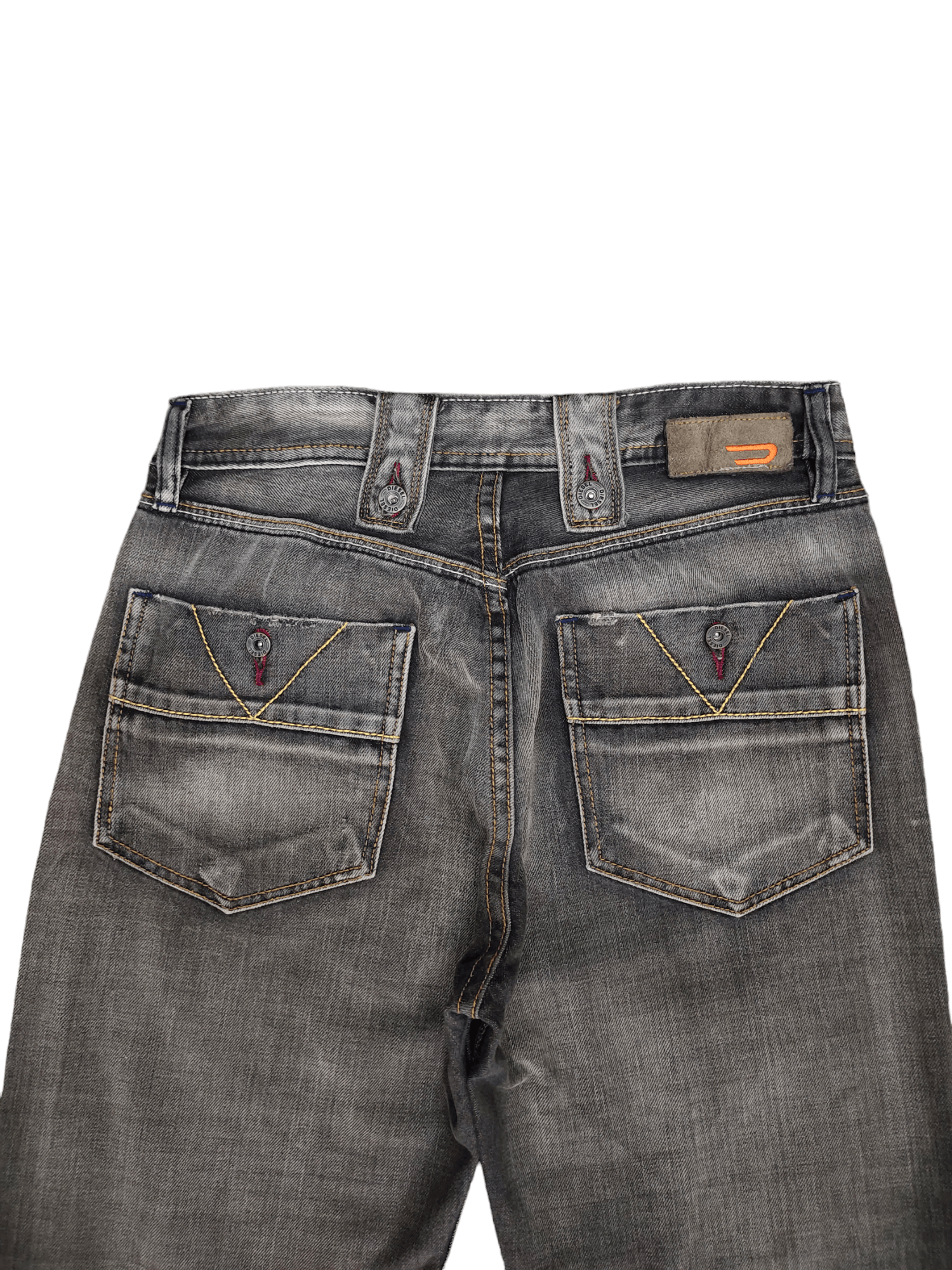 Diesel Wide Leg Jeans Diesel Stone Wash Denim Loose Y2k Streetwear Size US 31 - 4 Thumbnail