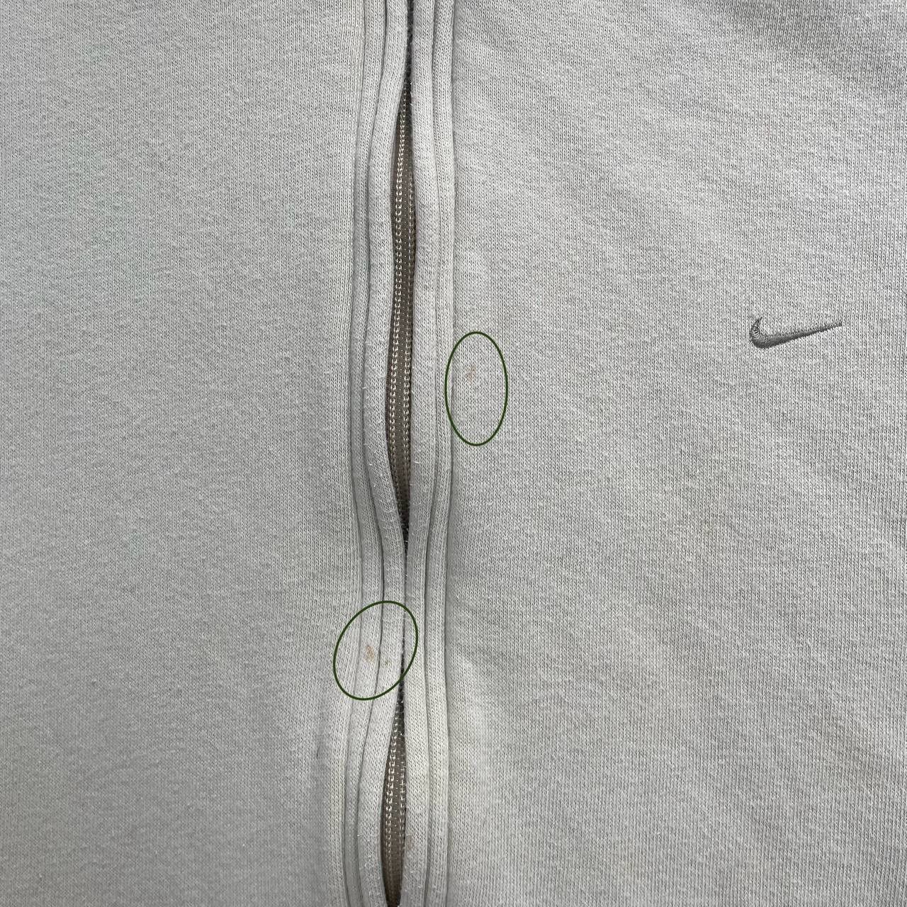Nike × Vintage Vintage 2000s Nike Full-Zip Sweatshirt Beige Size M Size US M / EU 48-50 / 2 - 8 Thumbnail