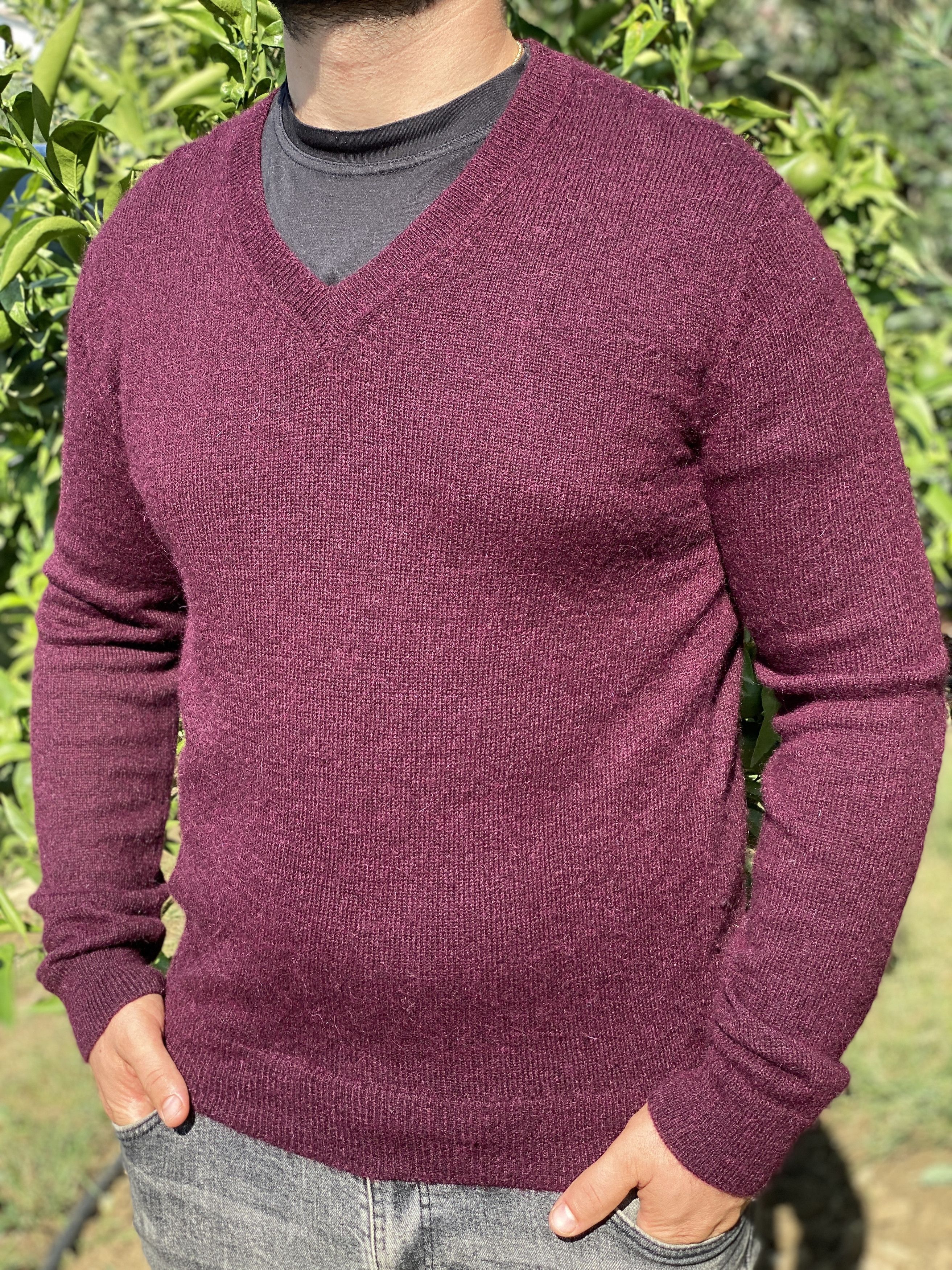 Prada Prada Milano Alpaca V-Neck Pullover Jumper Size 52 50 L Size US M / EU 48-50 / 2 - 1 Thumbnail