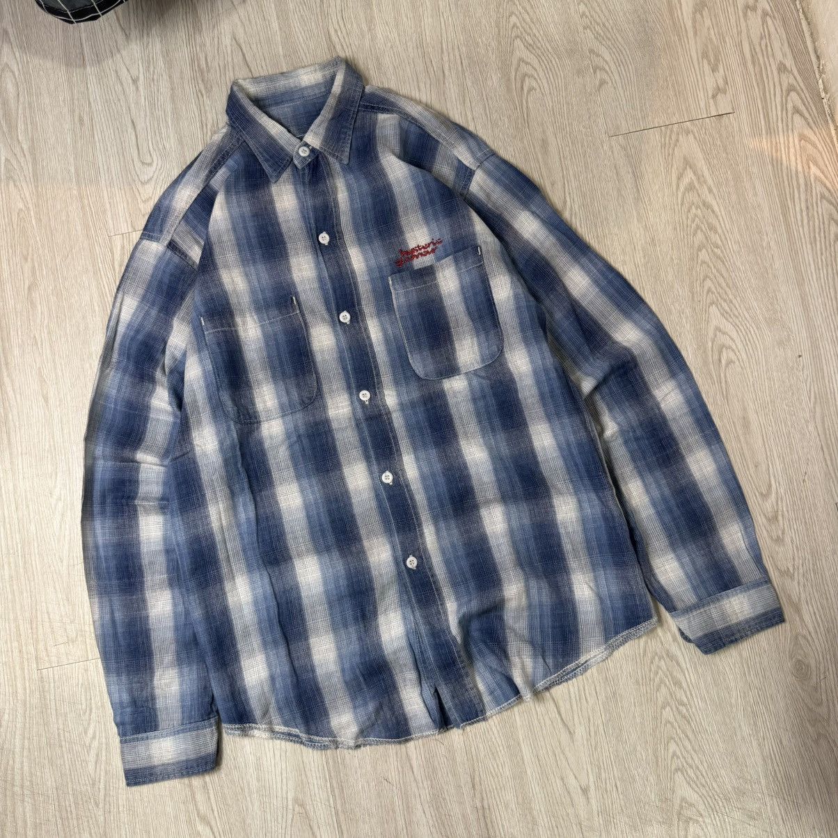 Hysteric Glamour NEED GONE💥Hysteric Glamour 2 pocket plaid button up shirt Size US XXL / EU 58 / 5 - 2 Thumbnail