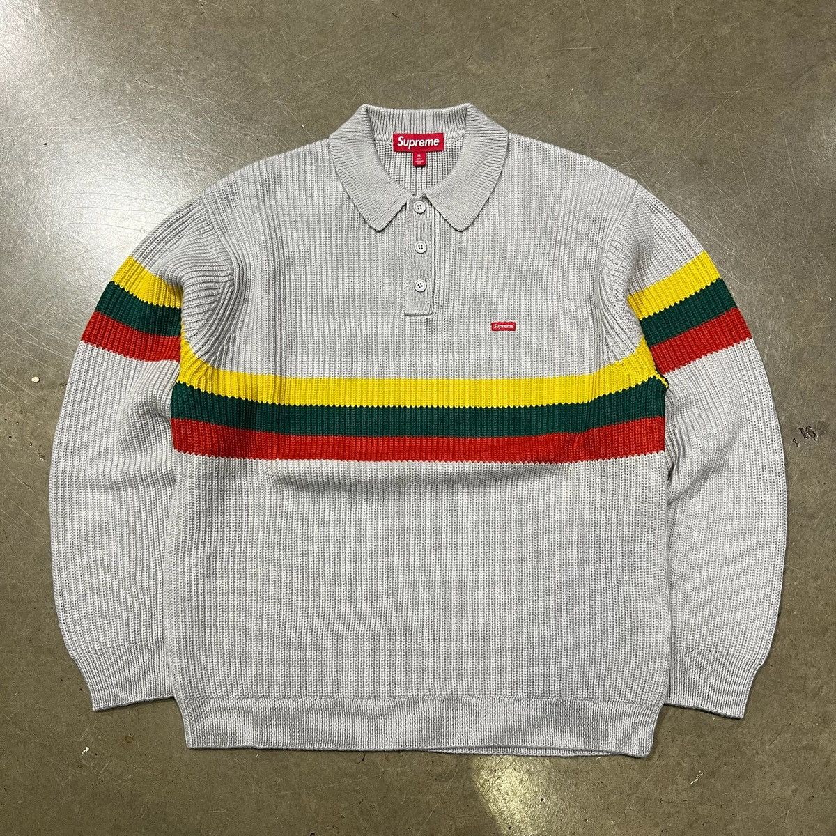 Supreme Supreme Small Box Polo Sweater (FW24) medium | Grailed