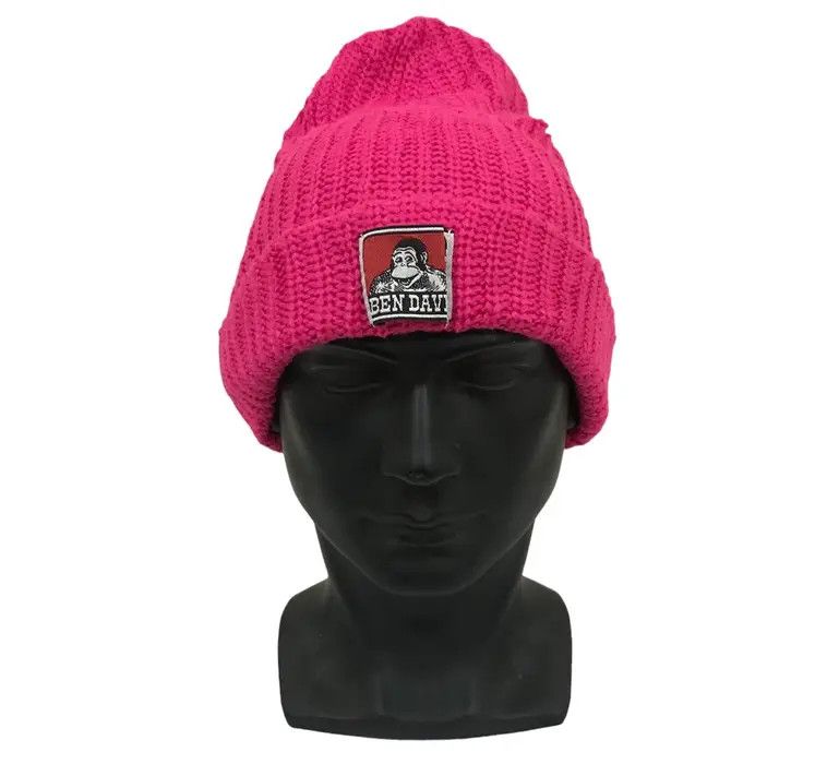 image of Ben Davis Small Logo Beanie Hat, Men's