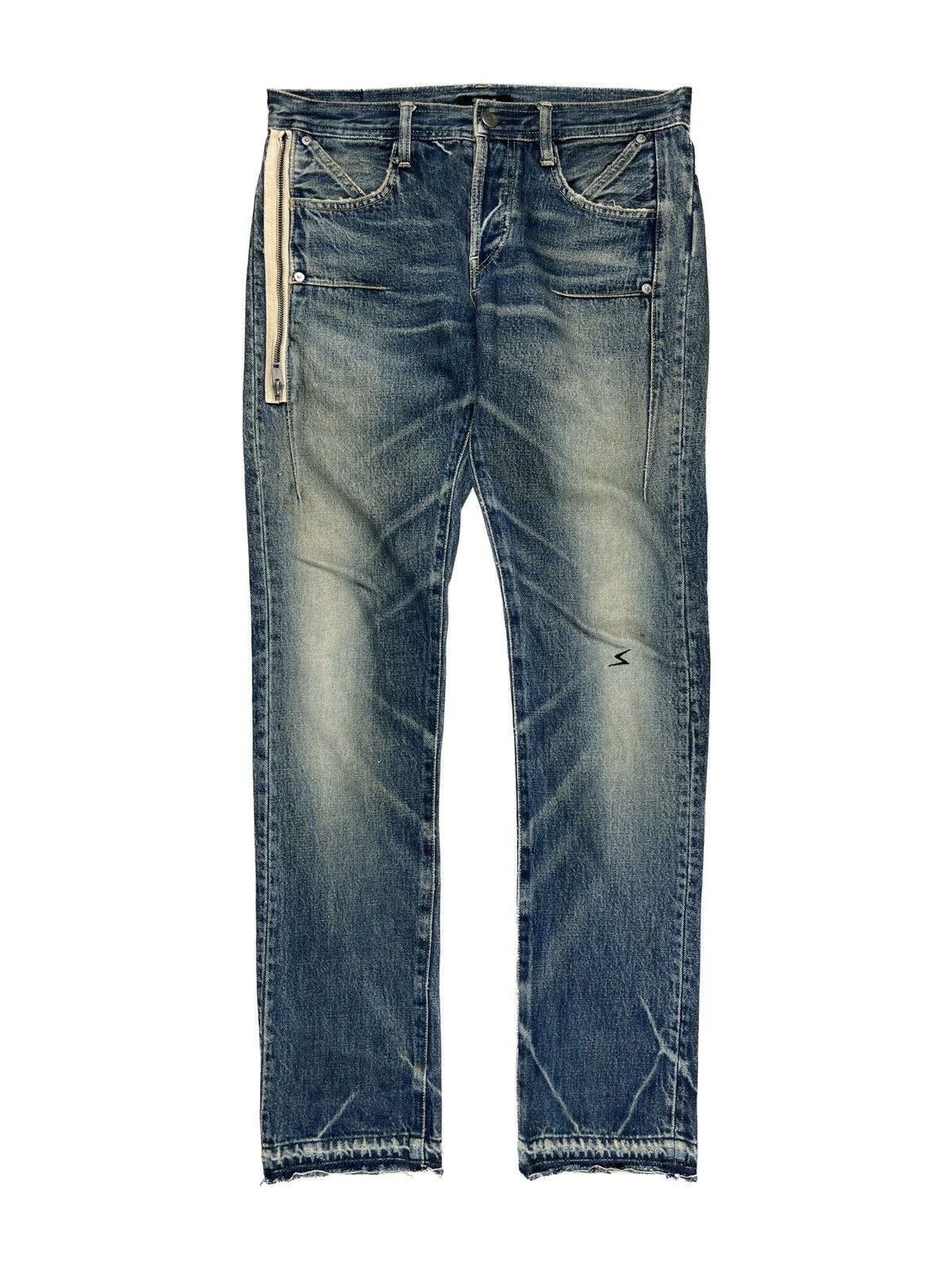 UNDERCOVER AW09 UNDERCOVER EARMUFF MANIAC ZIPPER POCKET DENIM JEANS