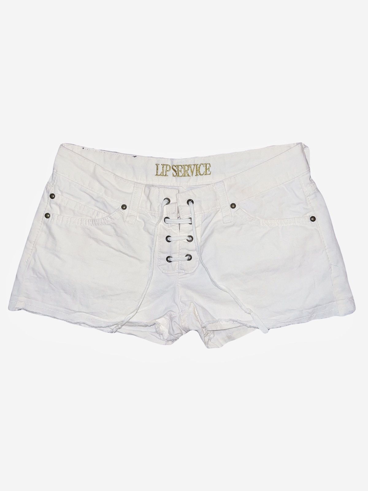 Lip Service Lip Service lace up shorts ➕🏴‍☠️ Size 26" / US 2 / IT 38 - 1 Thumbnail