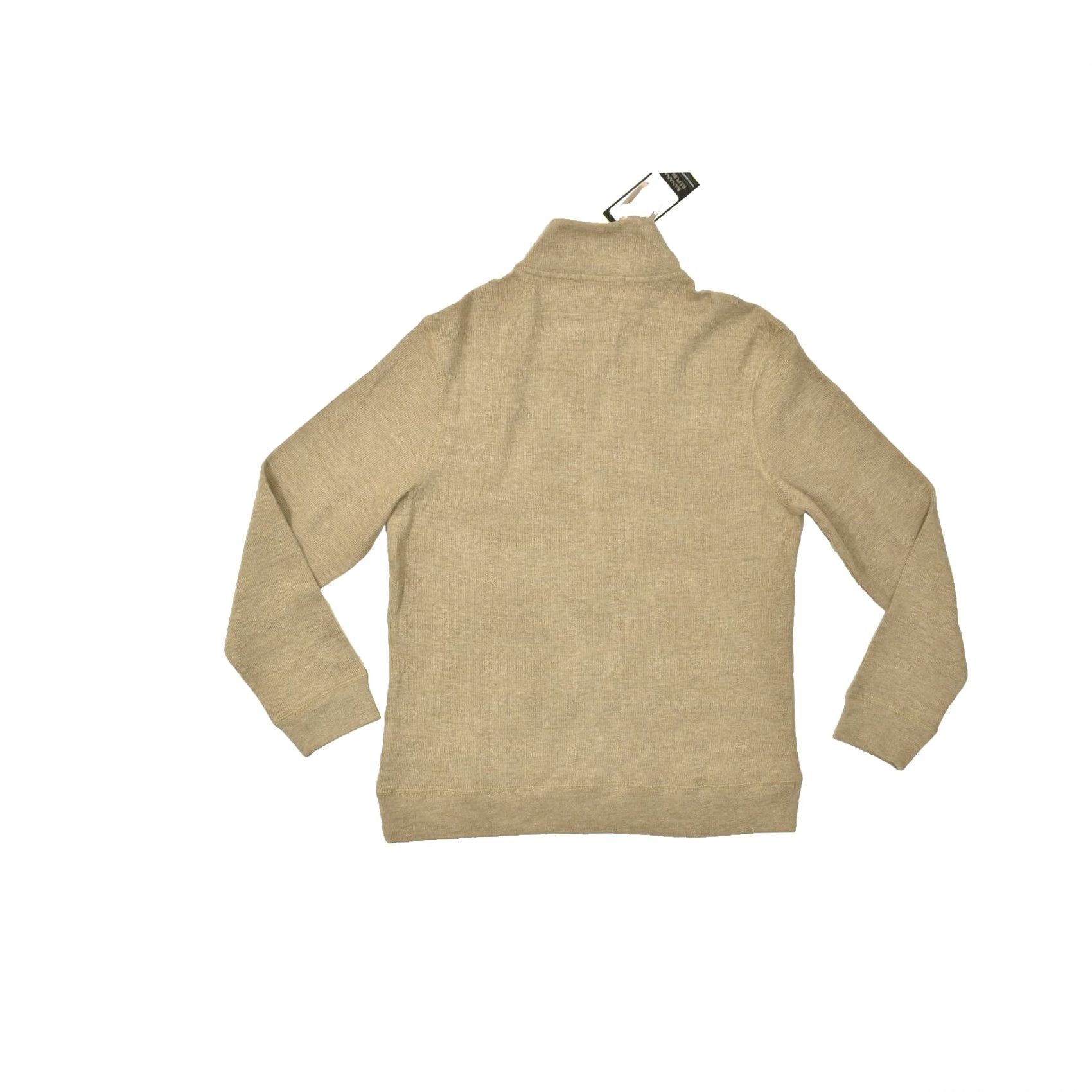 Banana Republic Banana Republic Sweater Quarter-Zip Waffle Knit Pullover Tan S Mens NWT Size US S / EU 44-46 / 1 - 2 Thumbnail