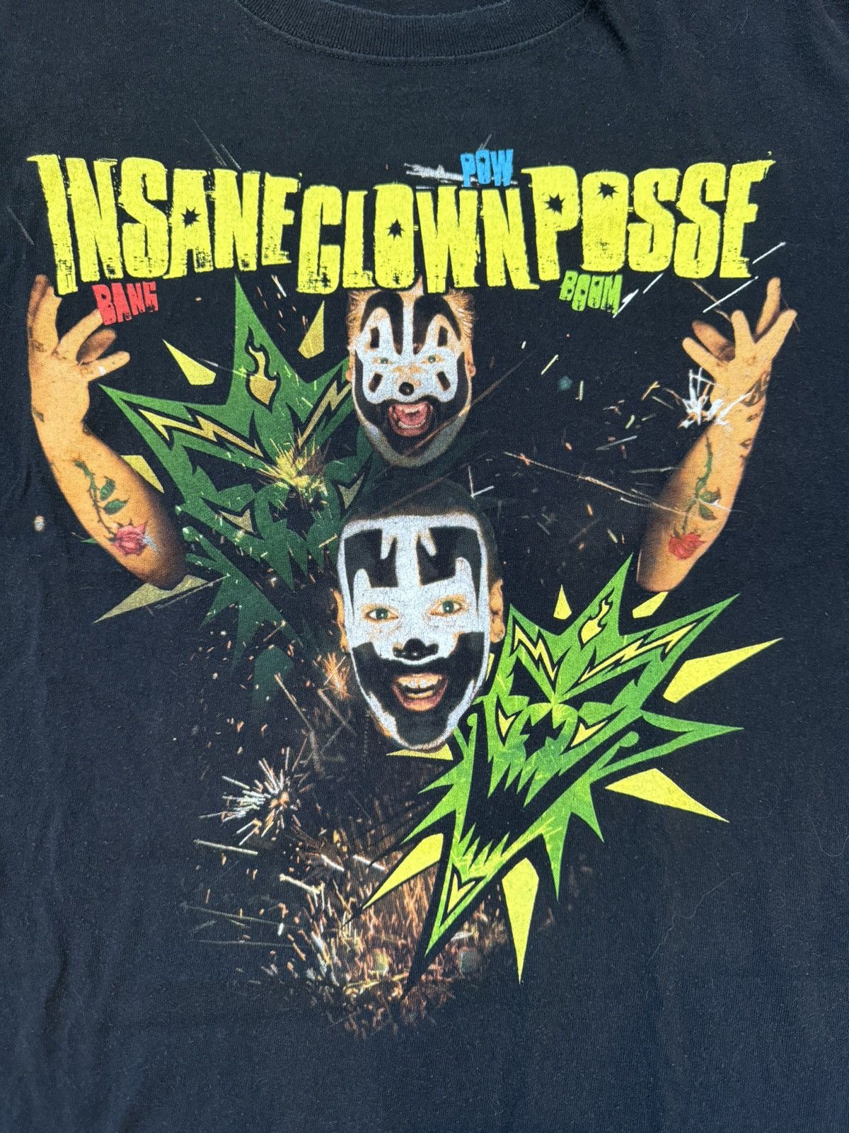 Anvil × Band Tees × Rap Tees 2009 Insane Clown Posse “Bang Pow Boom” Tshirt - Size XXL Size US XXL / EU 58 / 5 - 4 Thumbnail