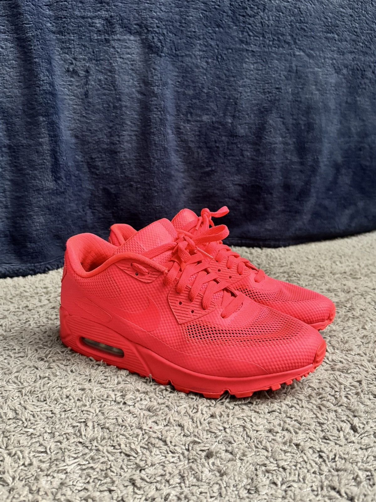 Nike Solar Red Nike Air Max 90 Size US 11 / EU 44 - 1 Thumbnail