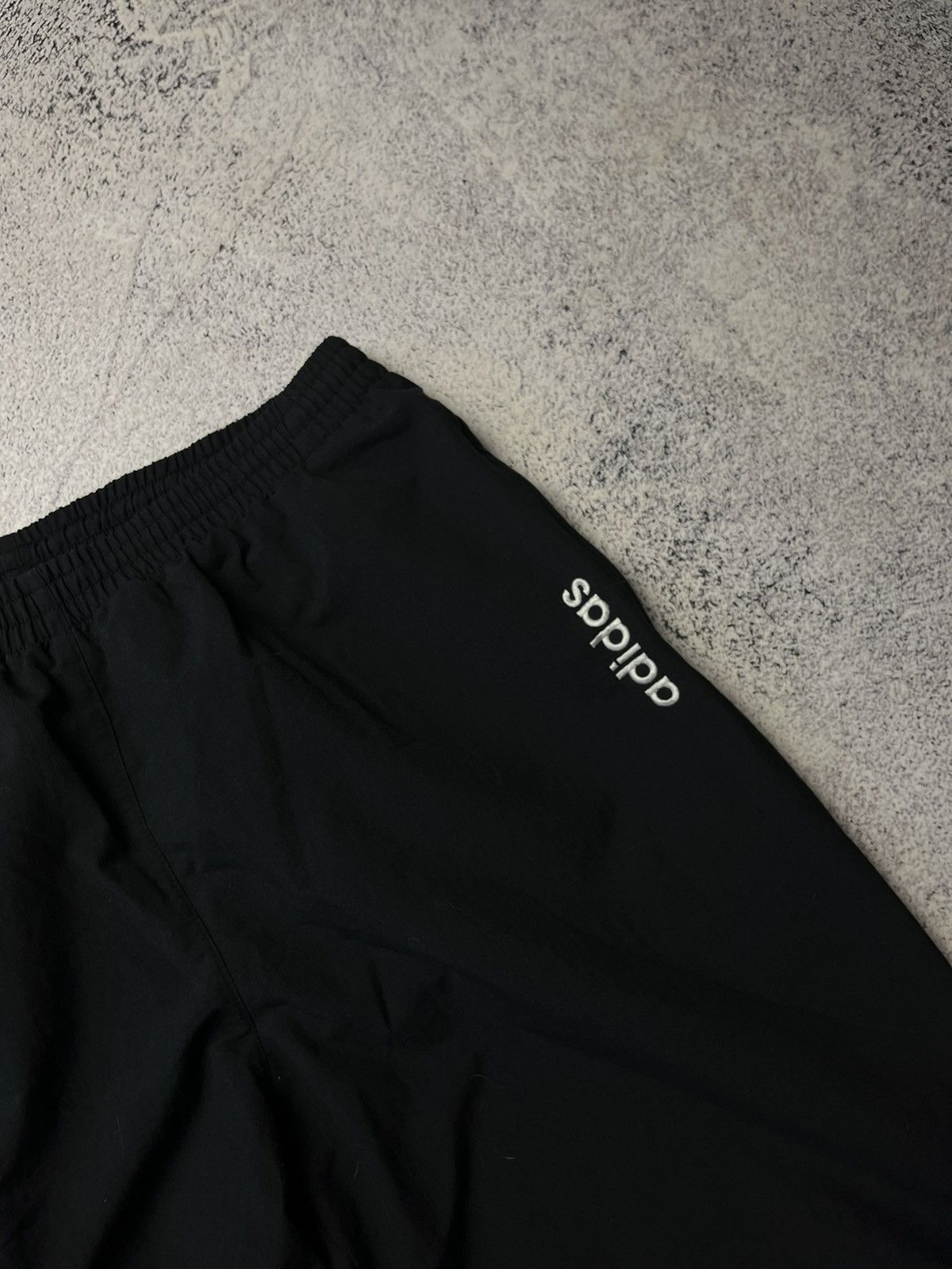 Adidas Vintage Adidas Track Pants Grape Black Nylon White Logo 90s Size US 34 / EU 50 - 8 Thumbnail