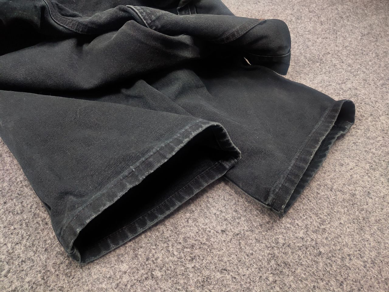 Carhartt Vintage 90s Carhartt double knee Crazy Faded Black Pants USA Size US 30 / EU 46 - 11 Thumbnail