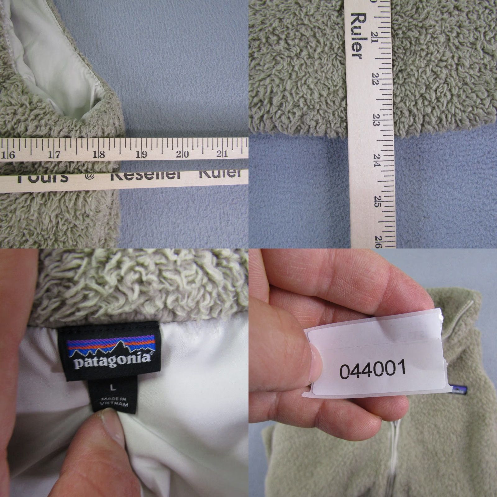 Patagonia VINTAGE Patagonia Vest Womens L Tan Los Gatos Fleece Deep Pile Sherpa Full Zip Up Size L / US 10 / IT 46 - 8 Thumbnail