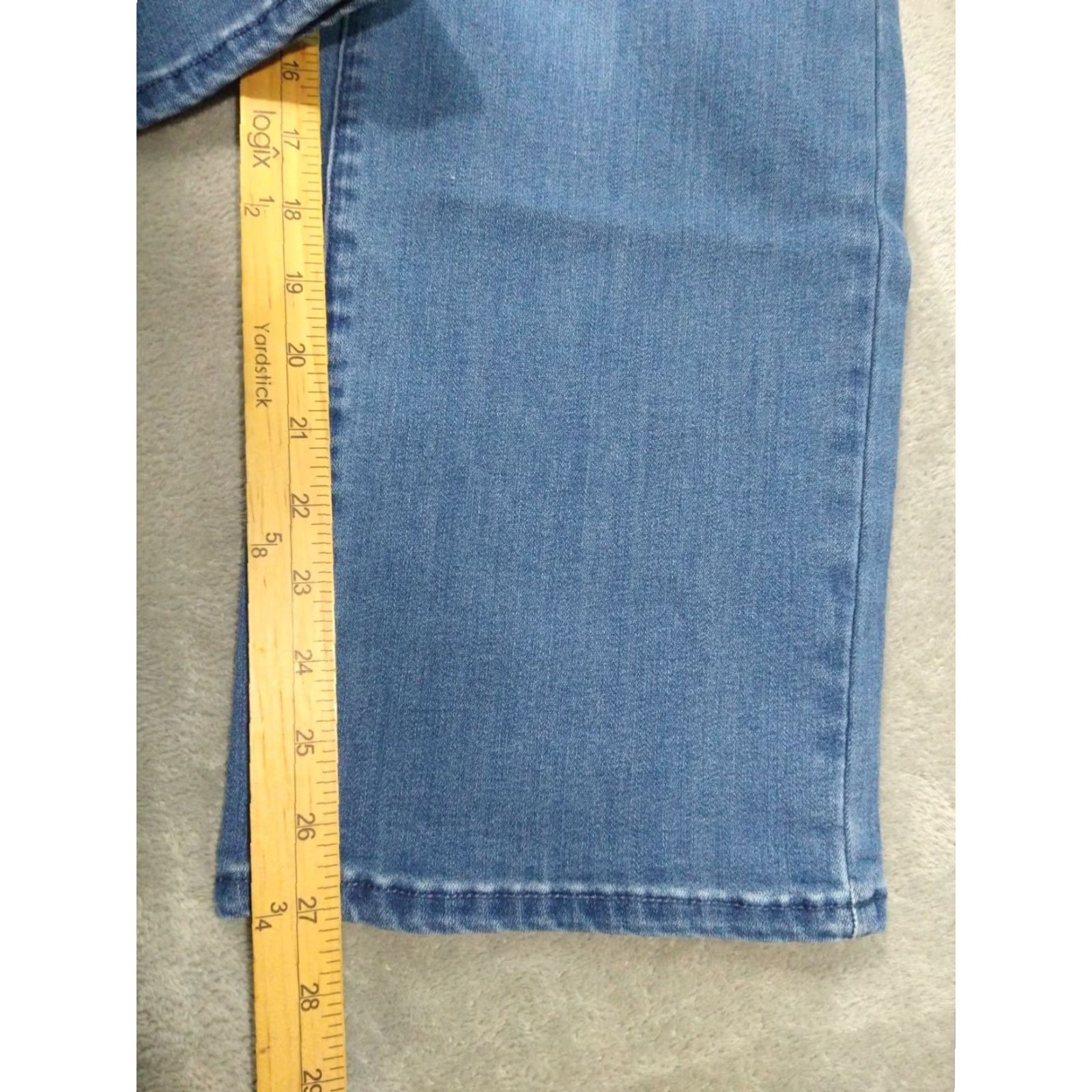 NYDJ NYDJ Jeans Womens 20WP Blue Denim Marilyn Straight Lift Tuck Stretch 5-Pocket Size 42" / US 20 - 5 Thumbnail