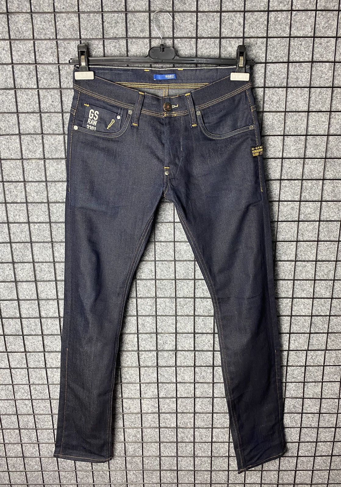 G-Star G Star Raw 3301 Streetwear Defend Super Slim Jeans Size 29 Size US 29 - 4 Thumbnail