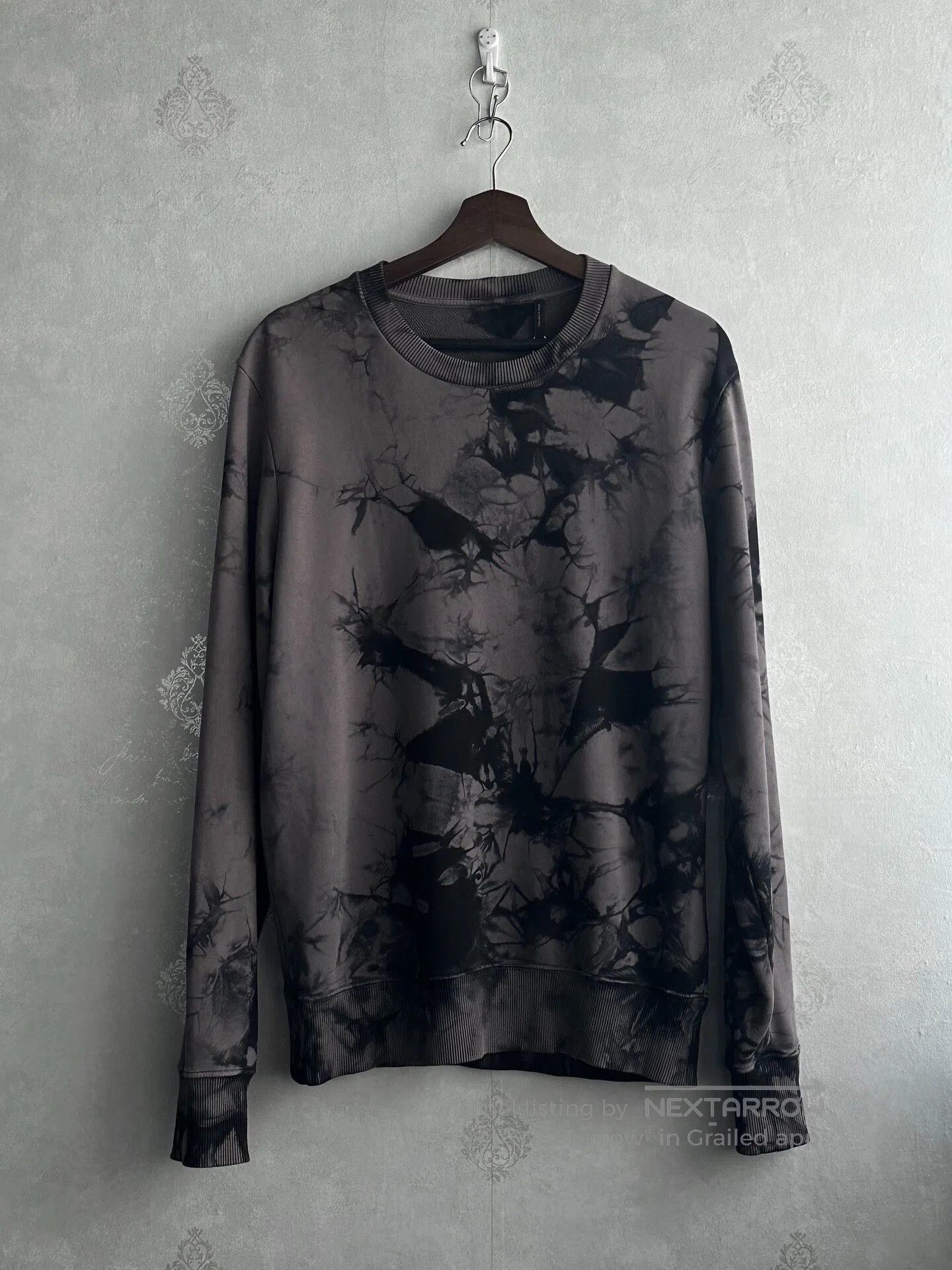 Helmut Lang HELMUT LANG Dyeed slogan hoodie| Size US S / EU 44-46 / 1 - 2 Thumbnail