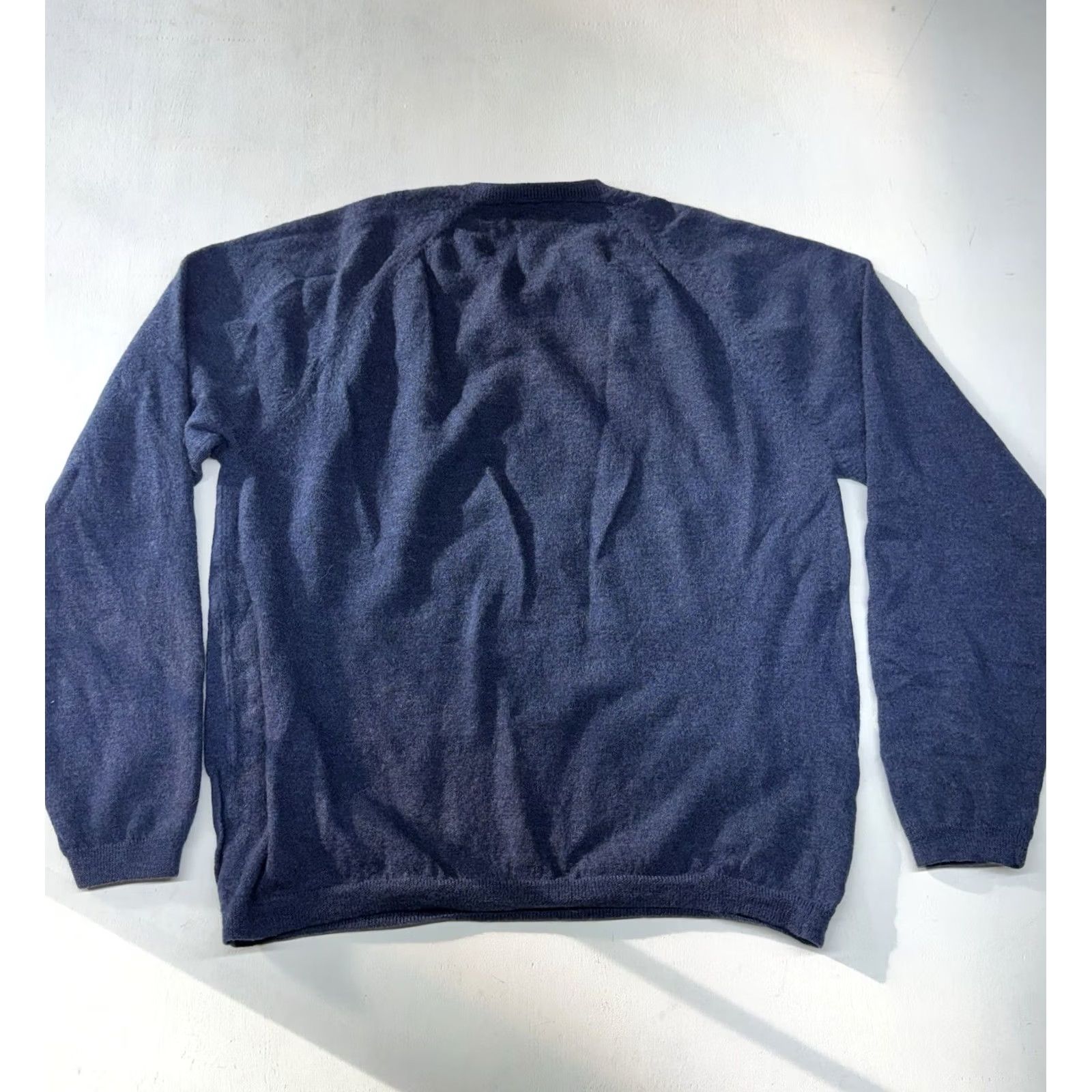 Banana Republic Banana Republic Sweater Pullover Mens M Blue Lightweight Wool V-Neck Long Sleeve Comfortable Regular Knit Size US M / EU 48-50 / 2 - 6 Thumbnail