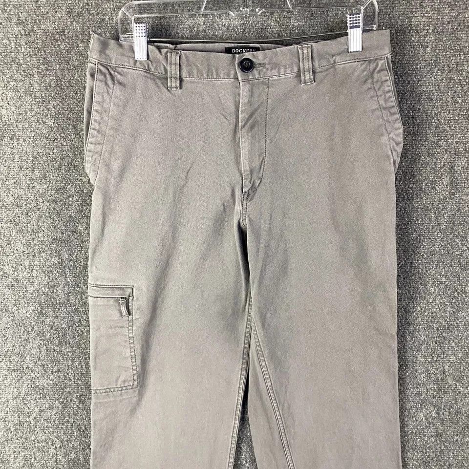 Dockers Dockers Pants Men's 32x32 Utility Straight Leg Flex Workwear Size US 32 / EU 48 - 2 Thumbnail