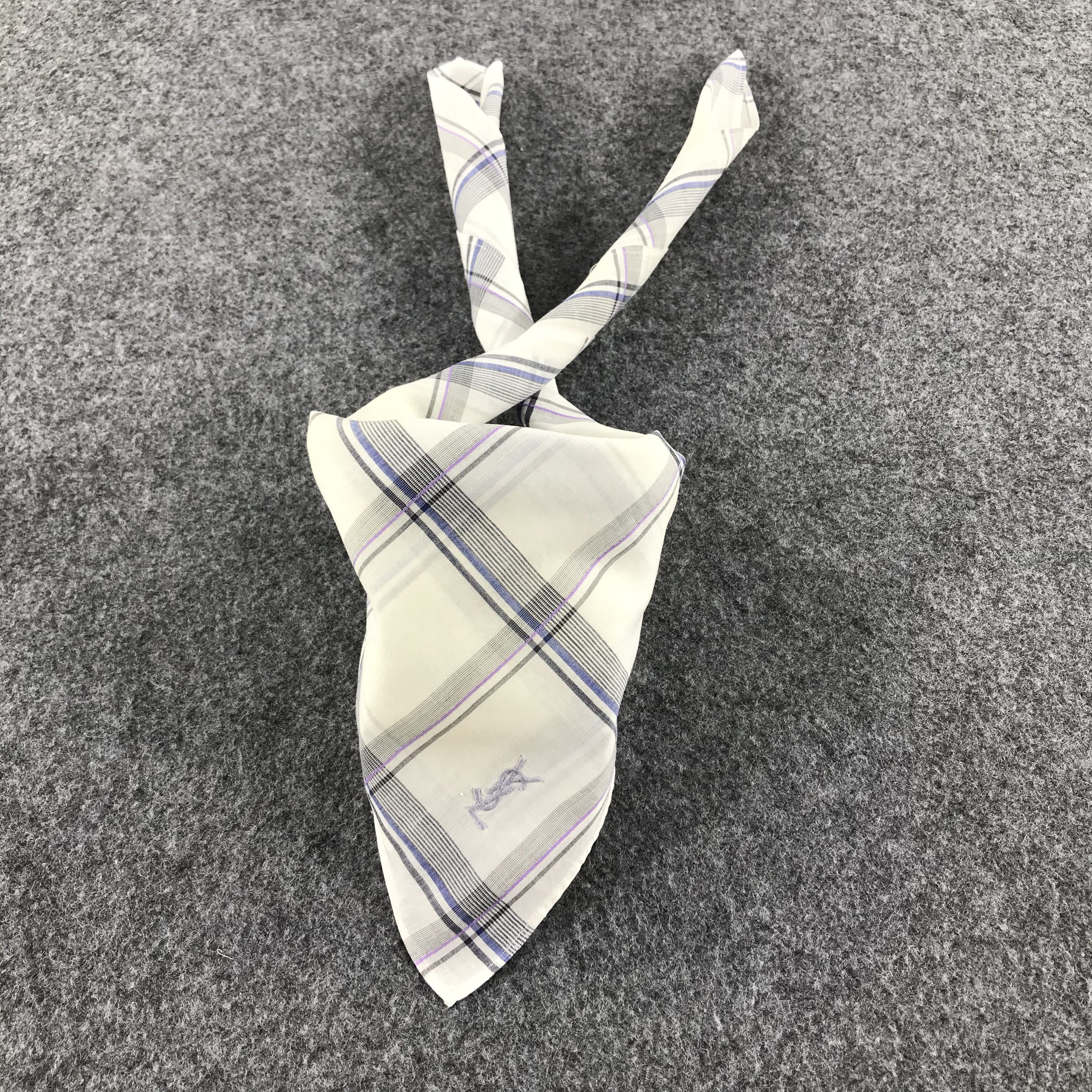 Yves Saint Laurent YSL Handkerchief Neckerchief Bandana H478 Size ONE SIZE - 2 Thumbnail