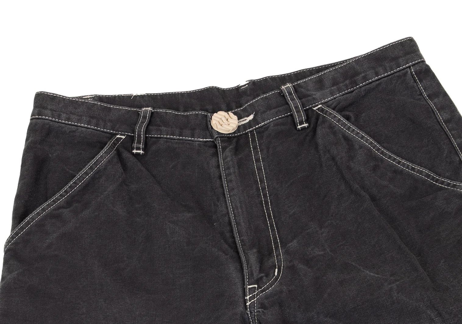 Comme des Garcons Homme Plus Cotton Tire Button Stitch Pants in Gray Size S Size US 30 / EU 46 - 3 Thumbnail
