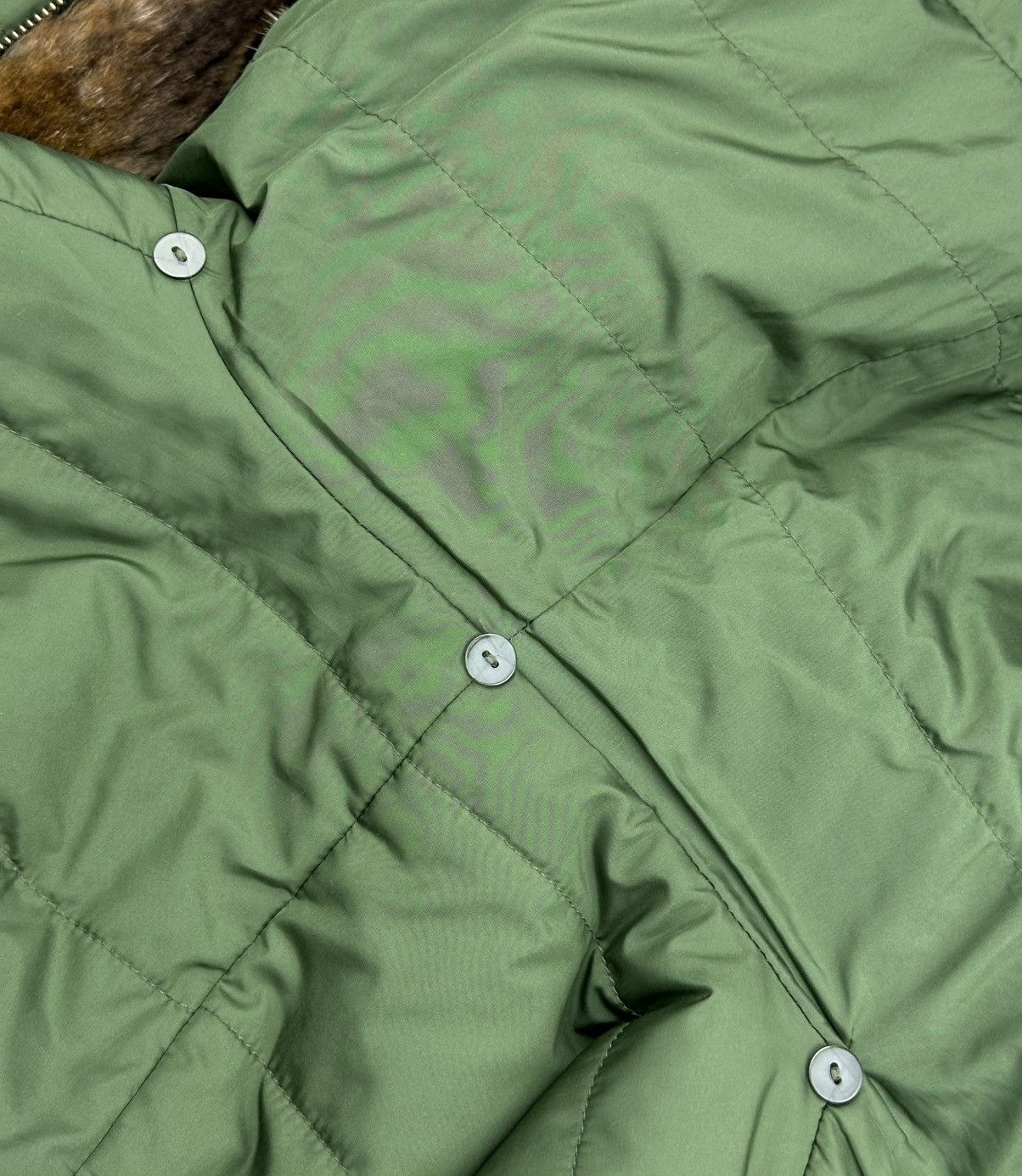 Yves Salomon YVES SALOMON Luxury Jacket Rabbit Fur Lining Coyote Trim Size US M / EU 48-50 / 2 - 9 Thumbnail