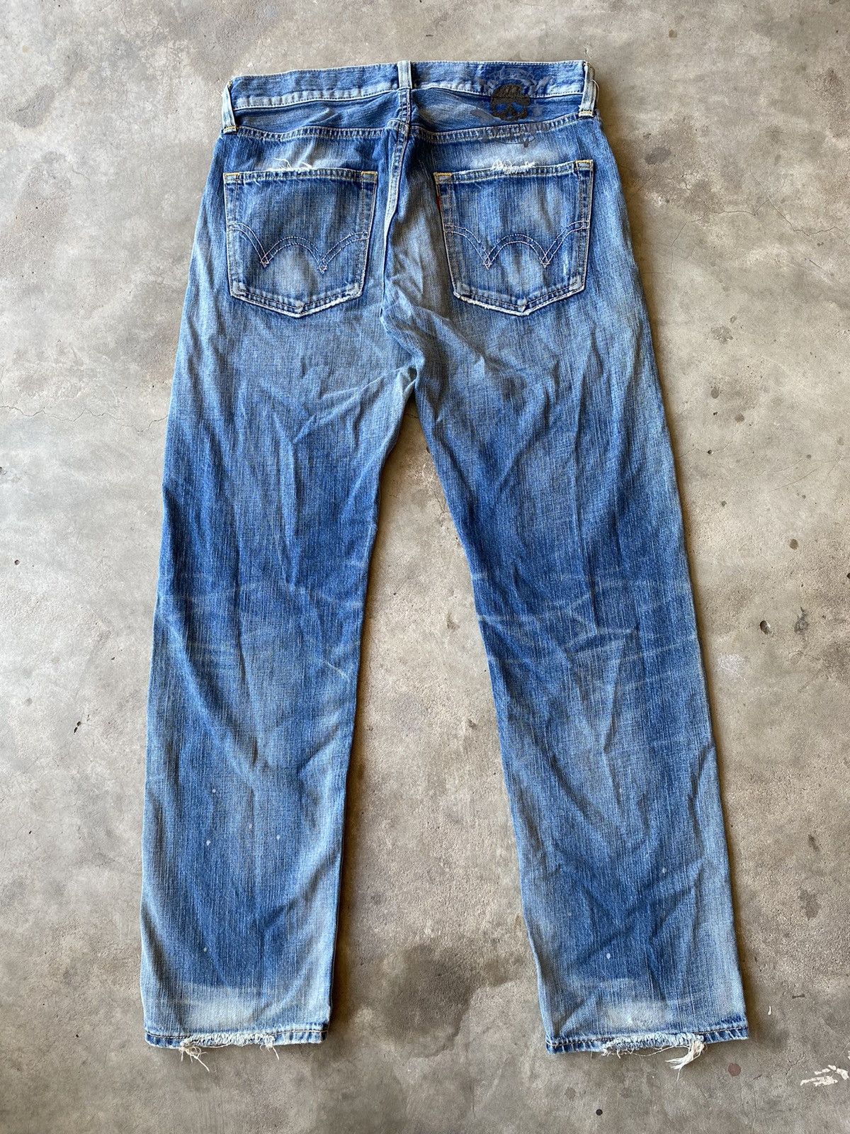 20471120 × Beauty Beast × Edwin edwin distressed pant 503 Size US 32 / EU 48 - 2 Thumbnail