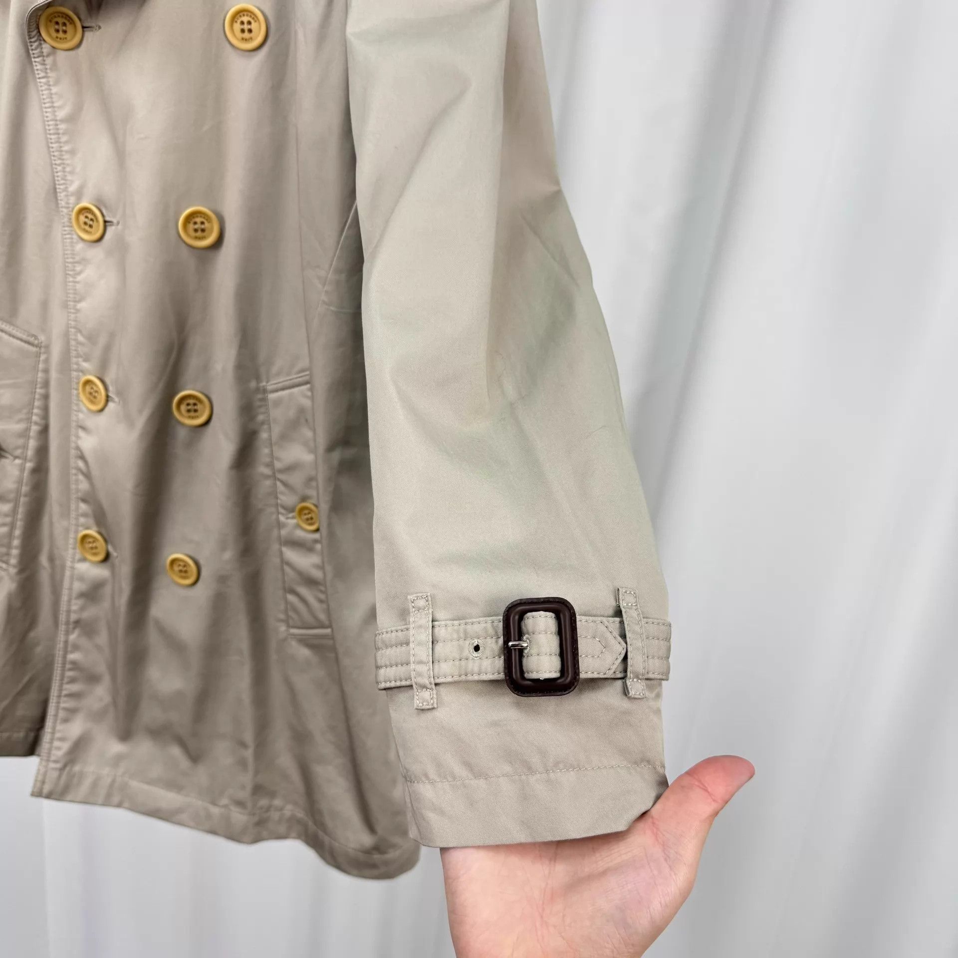 Burberry Burberry Double-Breasted Trench M 98N Beltless Size US M / EU 48-50 / 2 - 4 Thumbnail