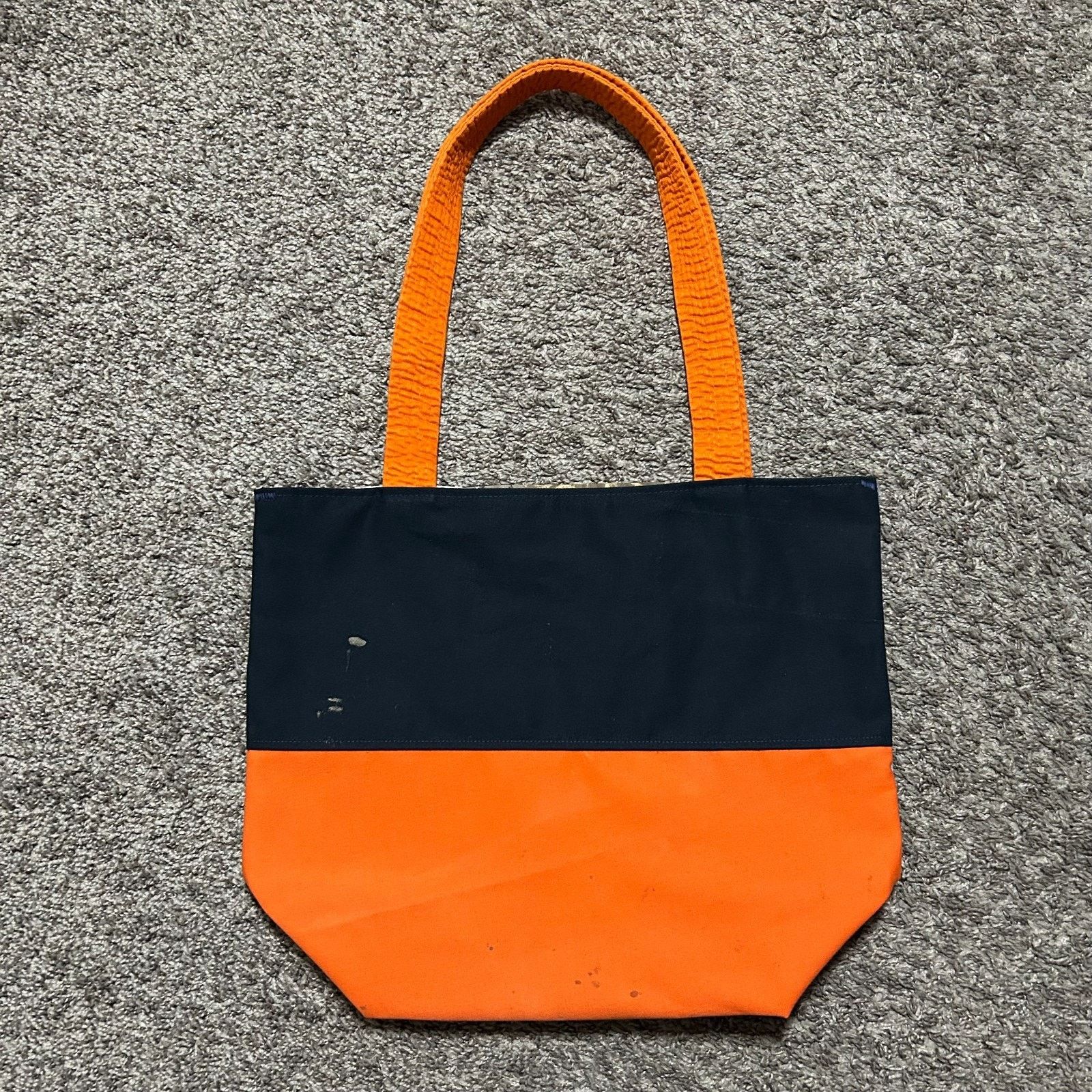 Handmade × Vintage Handmade Upcycled Vintage Fabric Tote Bag Patchwork Denim Size ONE SIZE - 5 Thumbnail