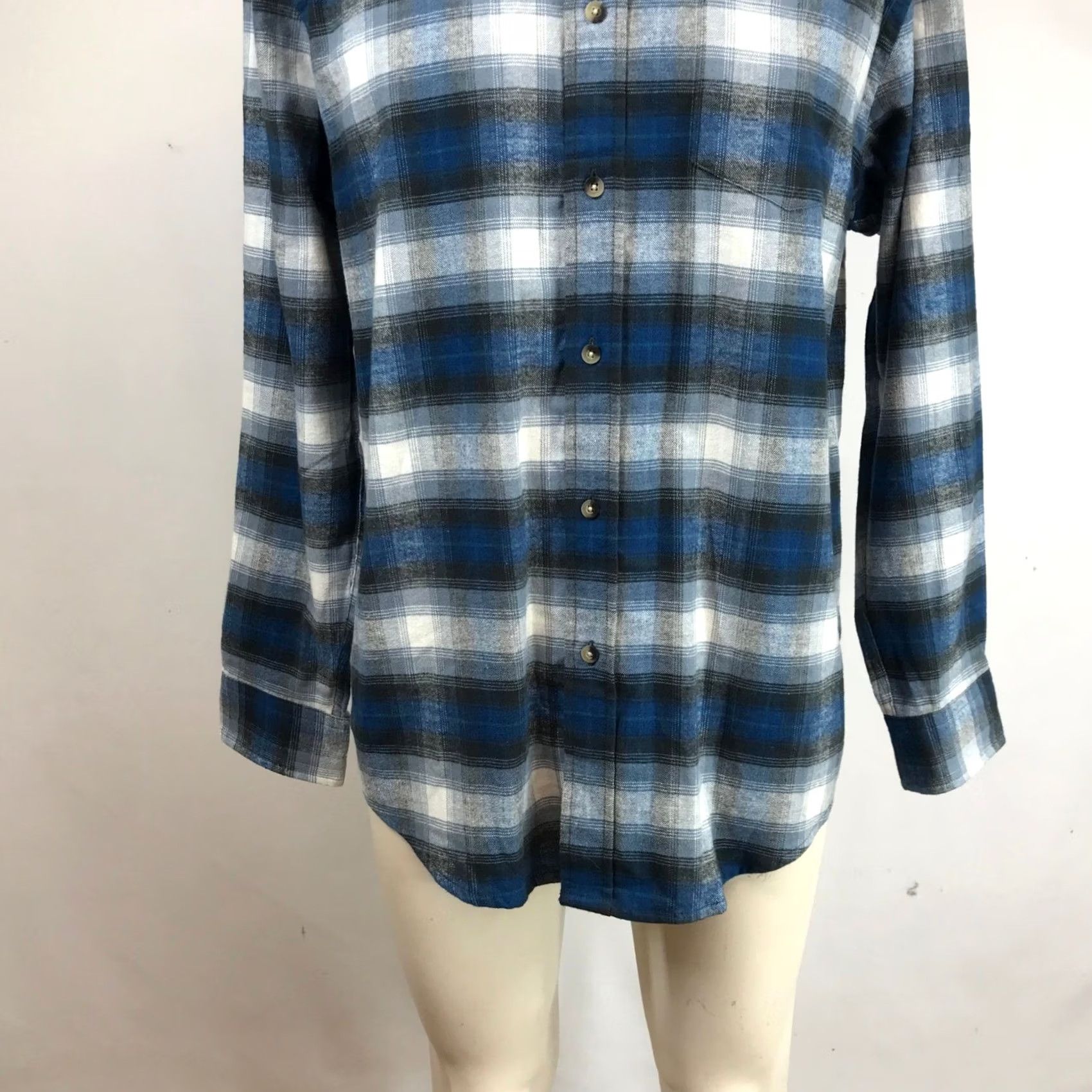 Pendleton Pendleton Shirt Mens M Mason Blue Plaid Flannel Button Down Long Sleeve Size Size US M / EU 48-50 / 2 - 3 Thumbnail