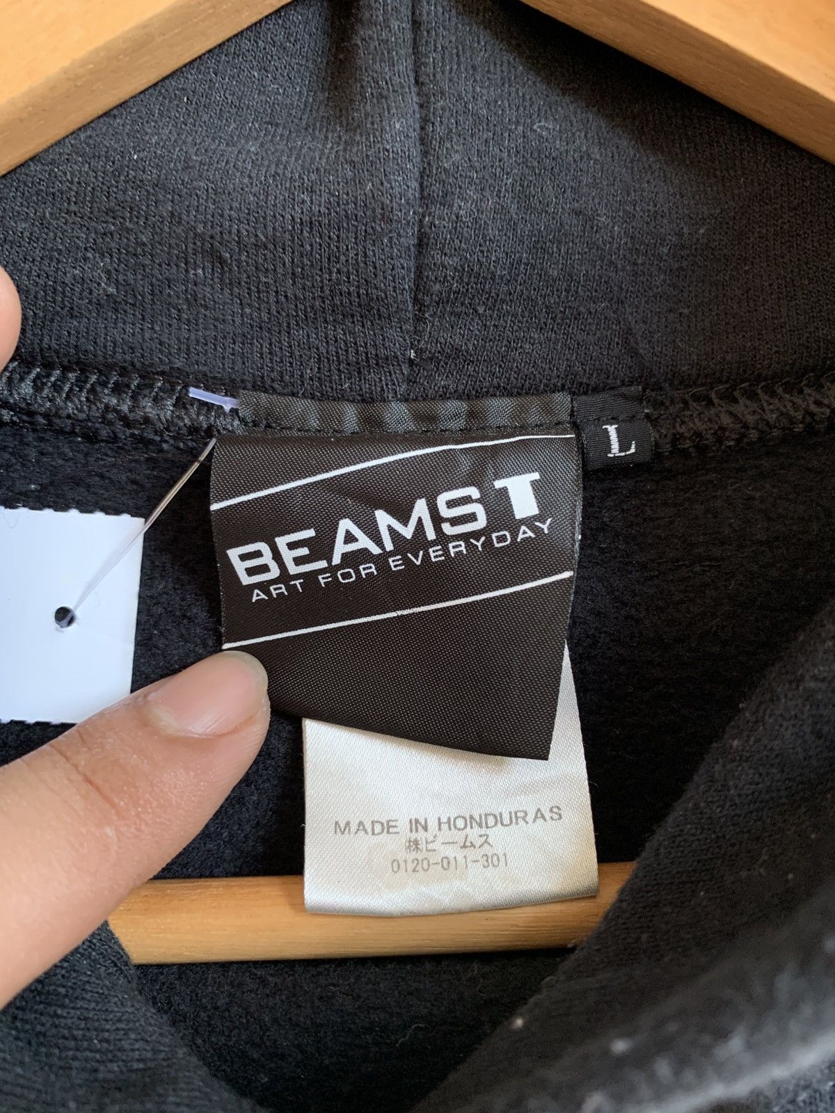 Black Flag Vintage Black Flag X Beams Hoodie Size US L / EU 52-54 / 3 - 4 Thumbnail
