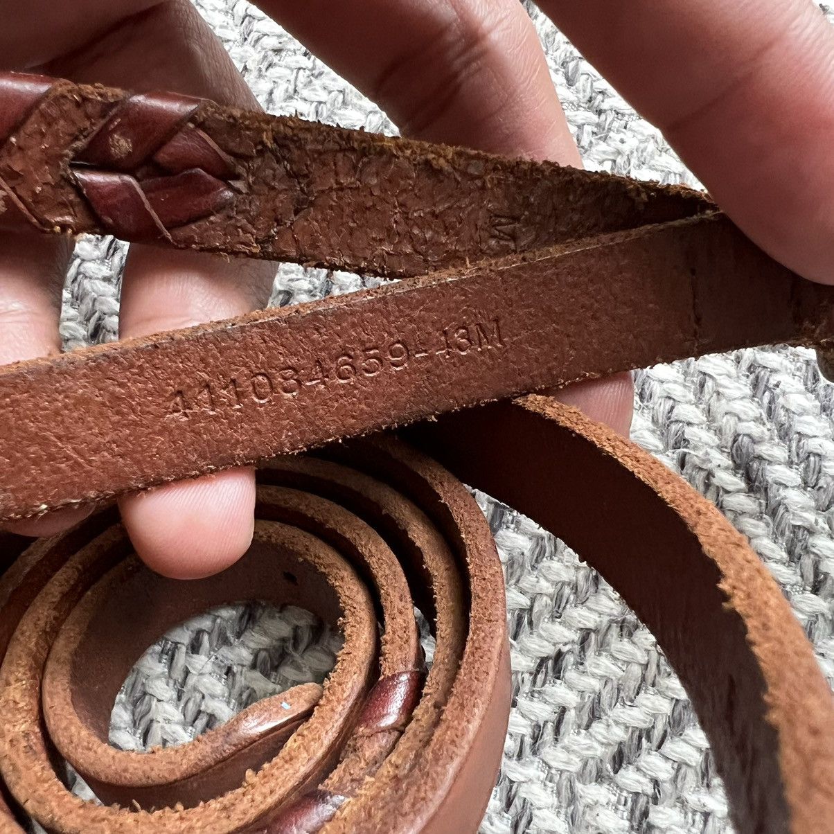 Designer × Genuine Leather × Ralph Lauren Ralph Lauren RL67 15mm Double Wrap Leather Belt W32”-W36” Size ONE SIZE - 5 Thumbnail