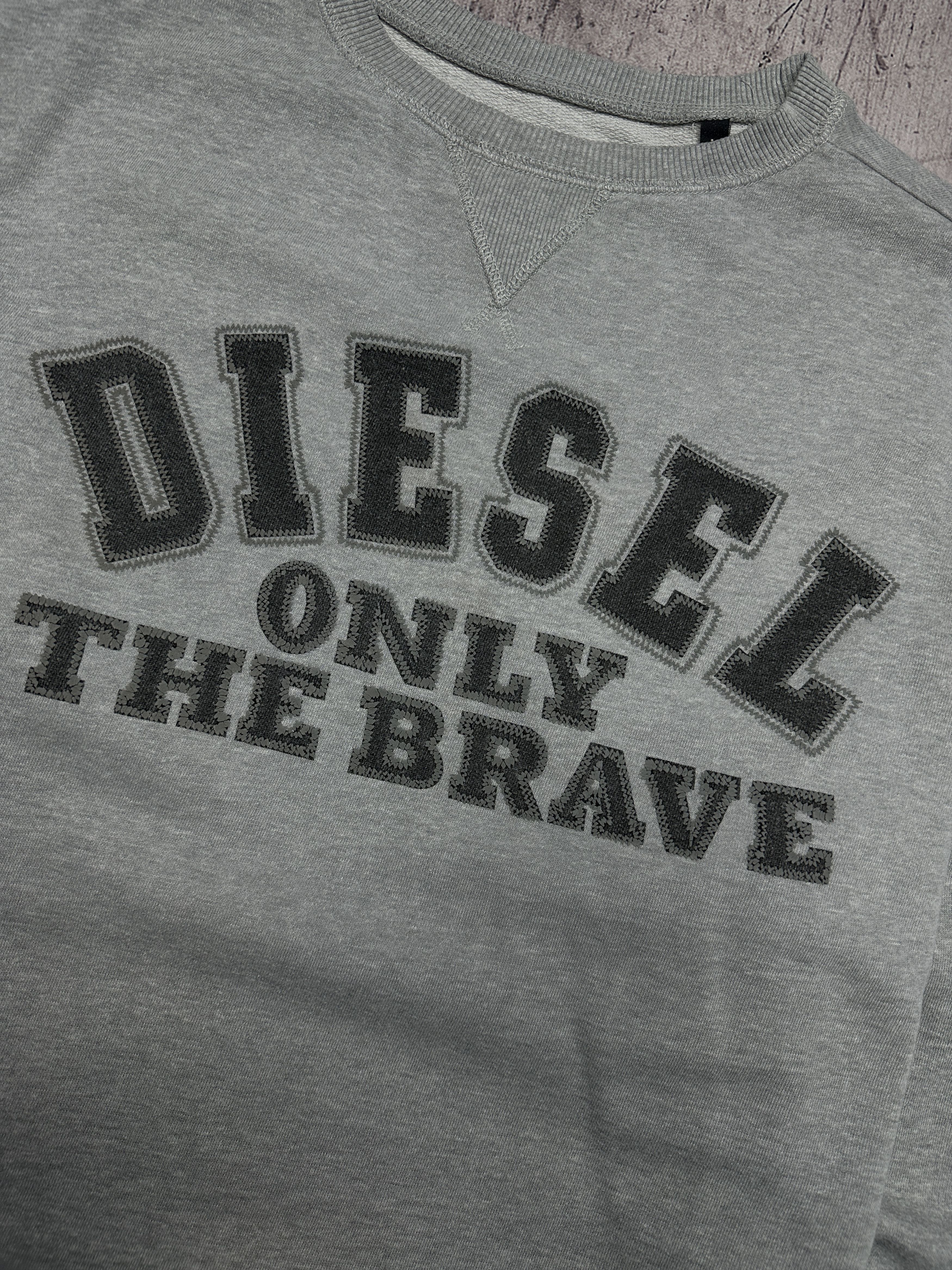 Diesel × Vintage Diesel Only The Brave Vintage Mens Sweatshirt Size US L / EU 52-54 / 3 - 3 Thumbnail