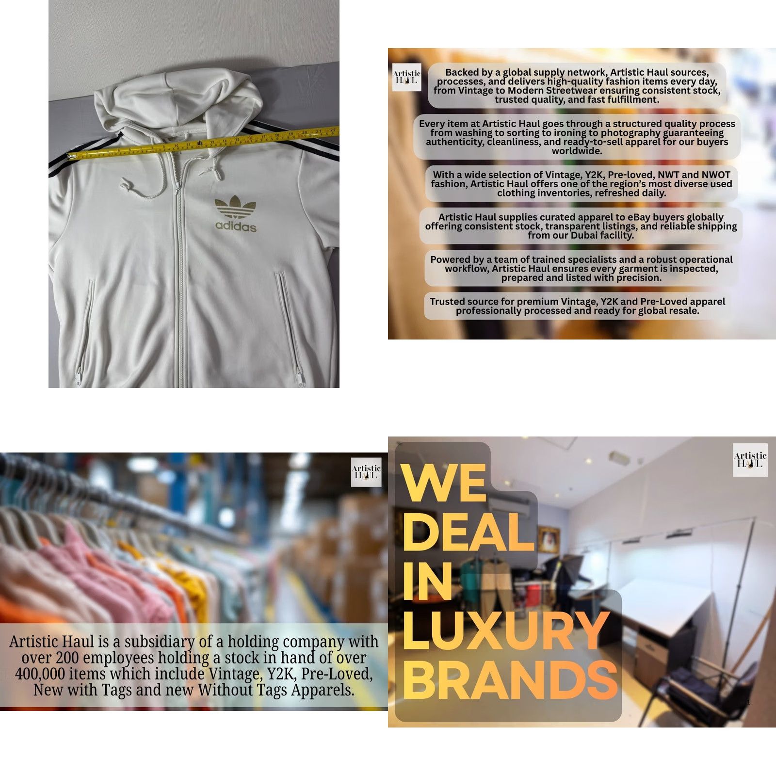 Adidas Adidas Originals White Zip Hoodie Mens Large Trefoil Logo Full Zip Jacket Size US L / EU 52-54 / 3 - 9 Thumbnail