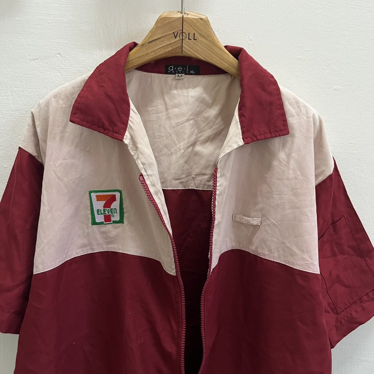 Japanese Brand Rare Vintage 7 Eleven Japan Staff/Crew Workwear Shirt Size US L / EU 52-54 / 3 - 5 Thumbnail