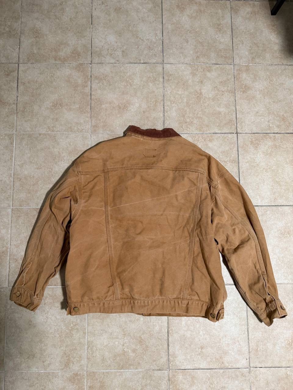 Carhartt Carhartt Tan & Brown Workwear Jacket vintage rare jeans XL Size US XL / EU 56 / 4 - 3 Thumbnail