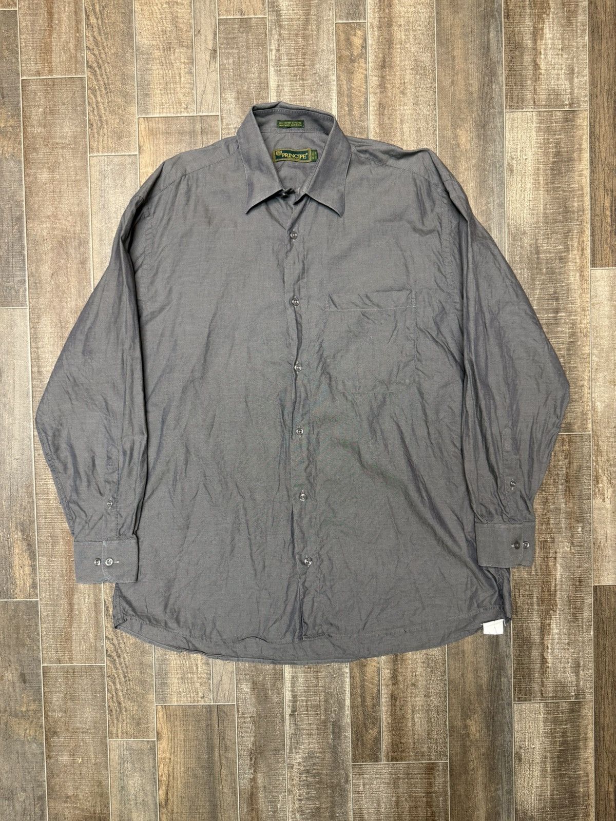 Other Vintage Presidente Extra Fine Cotton Shirt Made in Italy Size US L / EU 52-54 / 3 - 1 Thumbnail