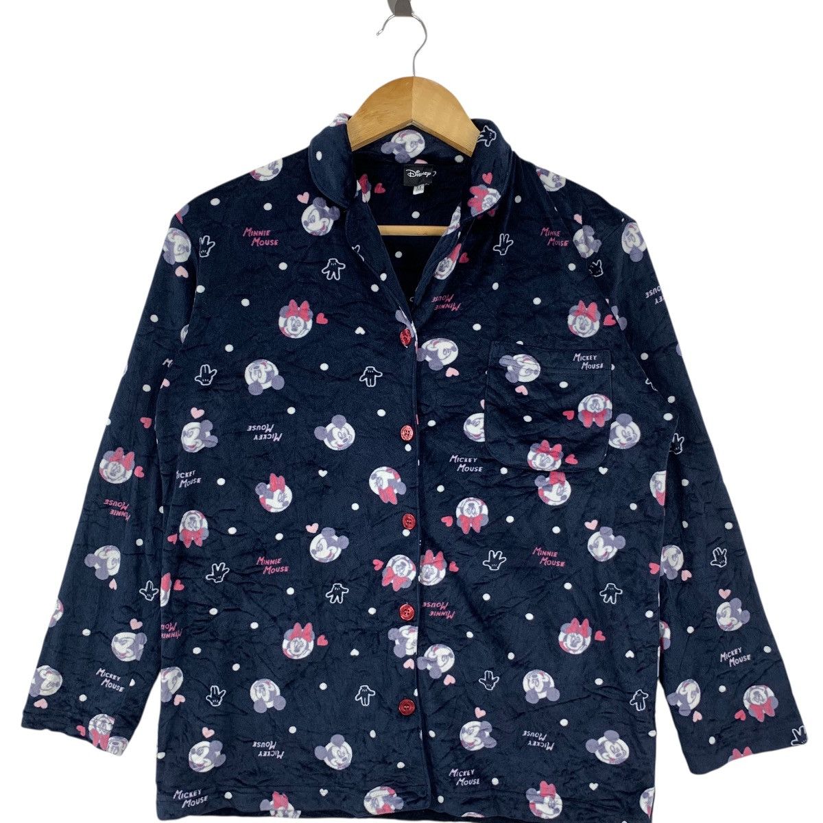 Disney DISNEY MICKEY MOUSE Minnie All Over Print Fleece Jacket Size M / US 6-8 / IT 42-44 - 5 Thumbnail