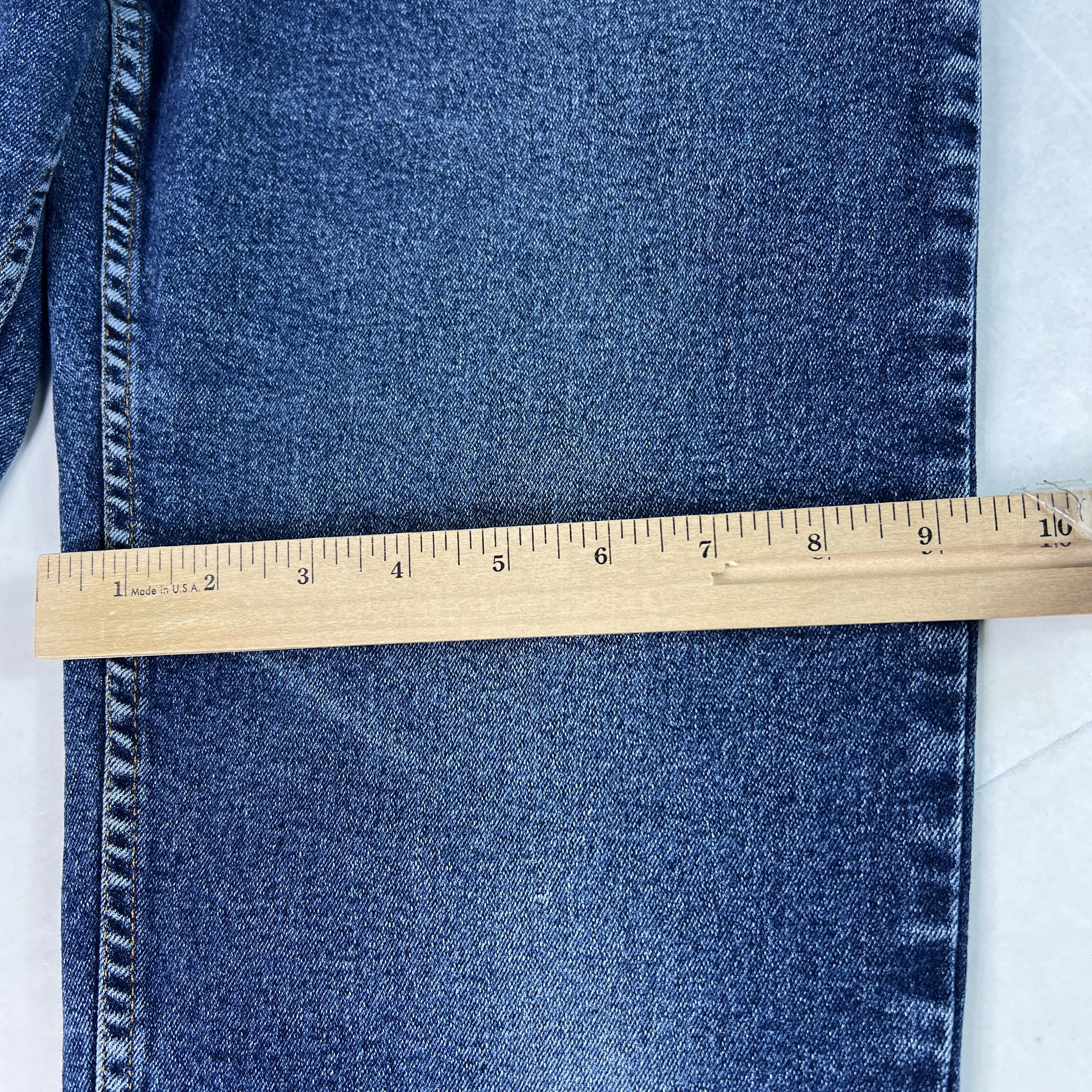 Levi's VTG 90s Levi's Jeans 550 Relaxed Tapered Blue Stretch Denim Size 30" / US 8 / IT 44 - 20 Thumbnail