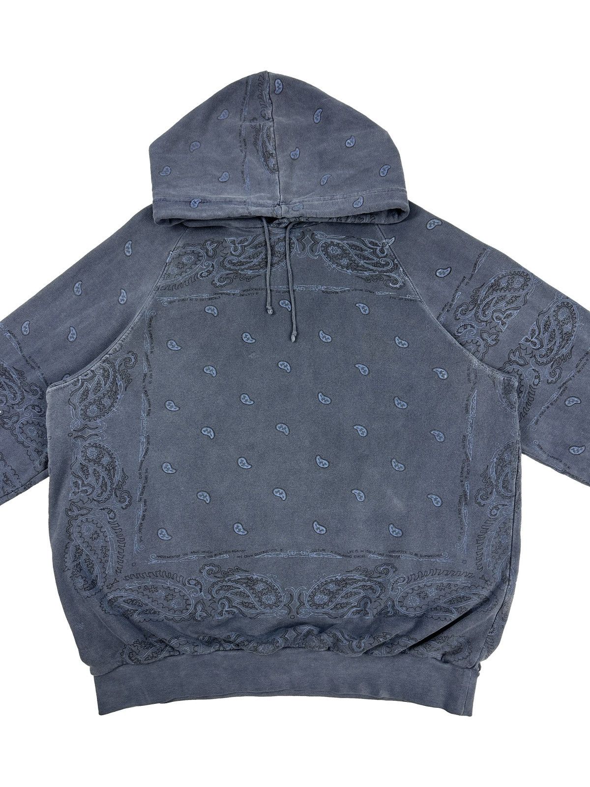 Raf Simons AW04 Waves Paisley Hoodie Size US L / EU 52-54 / 3 - 2 Thumbnail