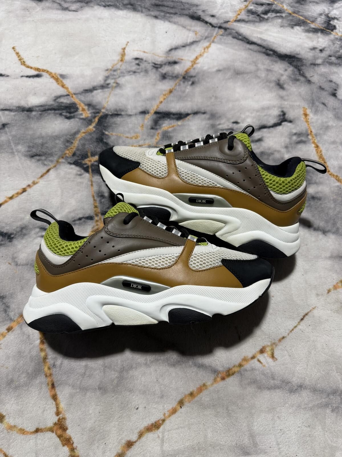 Dior Dior B22 Brown Green White - Sz 8US Size US 8 / EU 41 - 3 Thumbnail