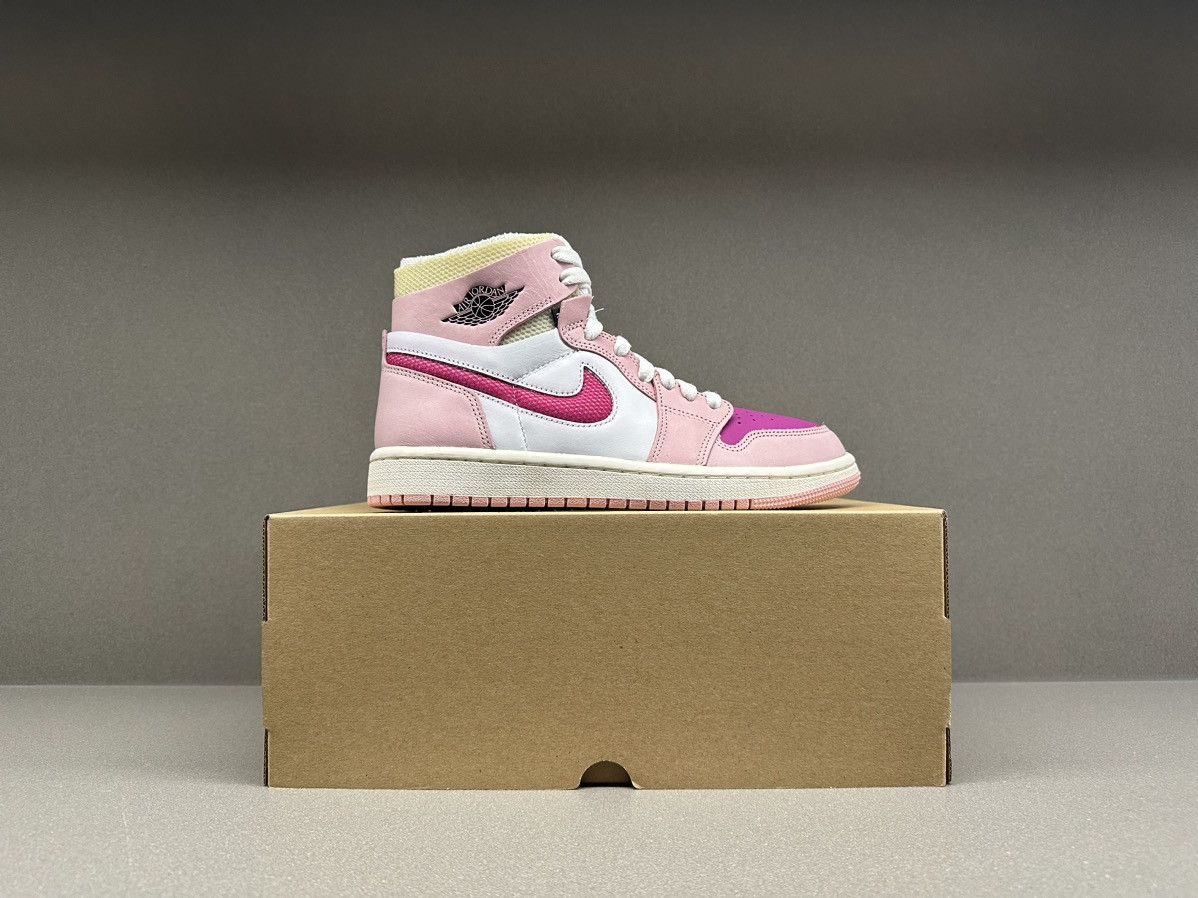 Jordan Brand Nike Air Jordan 1 High Zoom CMFT Pink Glaze Cactus Flower W Size US 7 / IT 37 - 3 Thumbnail