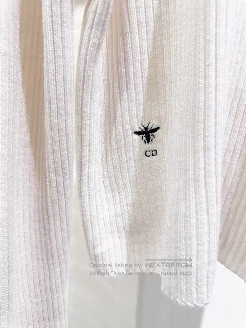 Dior Dior Little bee embroidery long sleeves Size S / US 4 / IT 40 - 2 Thumbnail