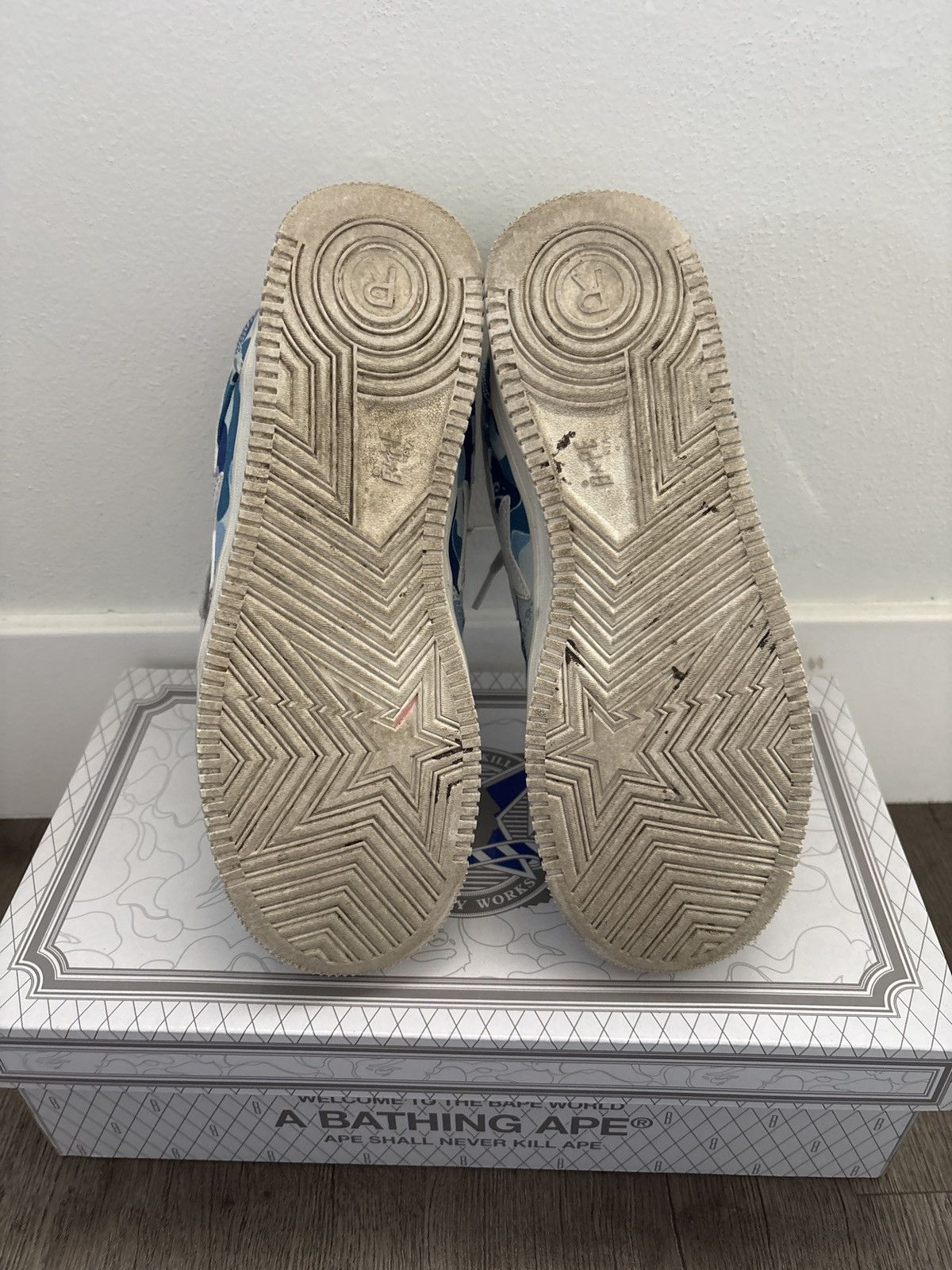 Bape Bape Sta Low ABC Camo 20th Anniversary Blue Size US 8.5 / EU 41-42 - 5 Thumbnail